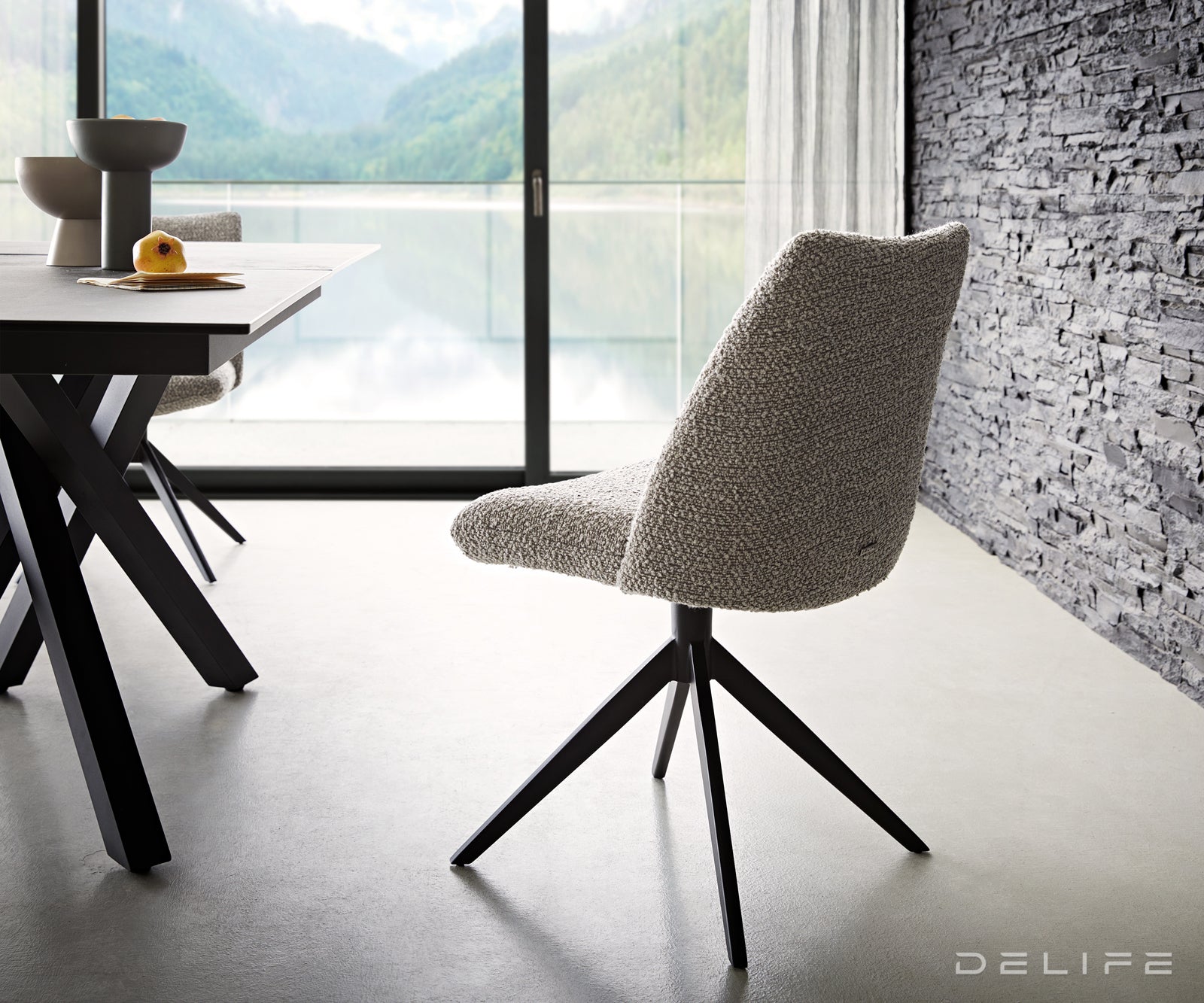 Jedilni stol Elsa, Material: bukle