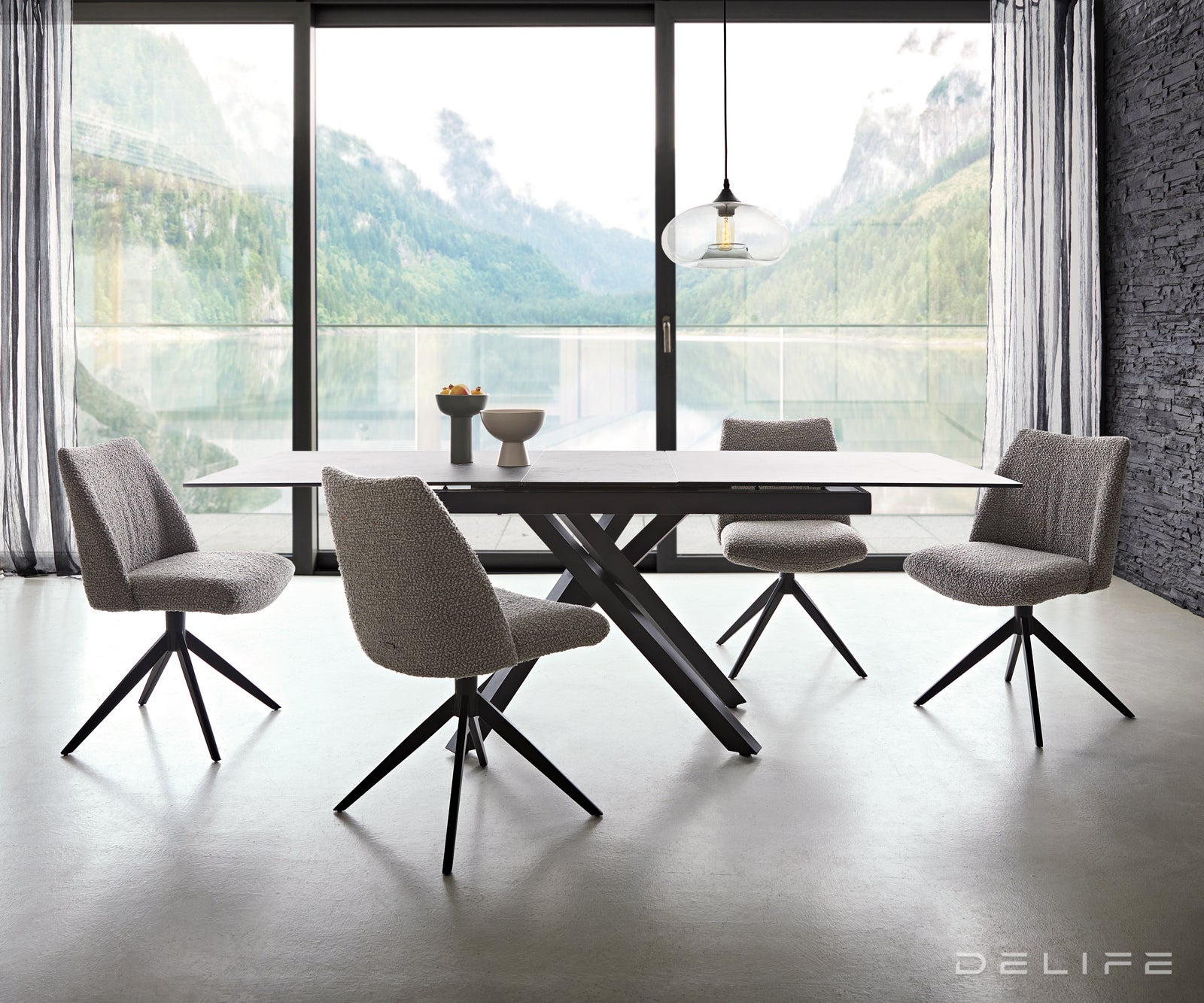 Jedilni stol Elsa, Material: bukle