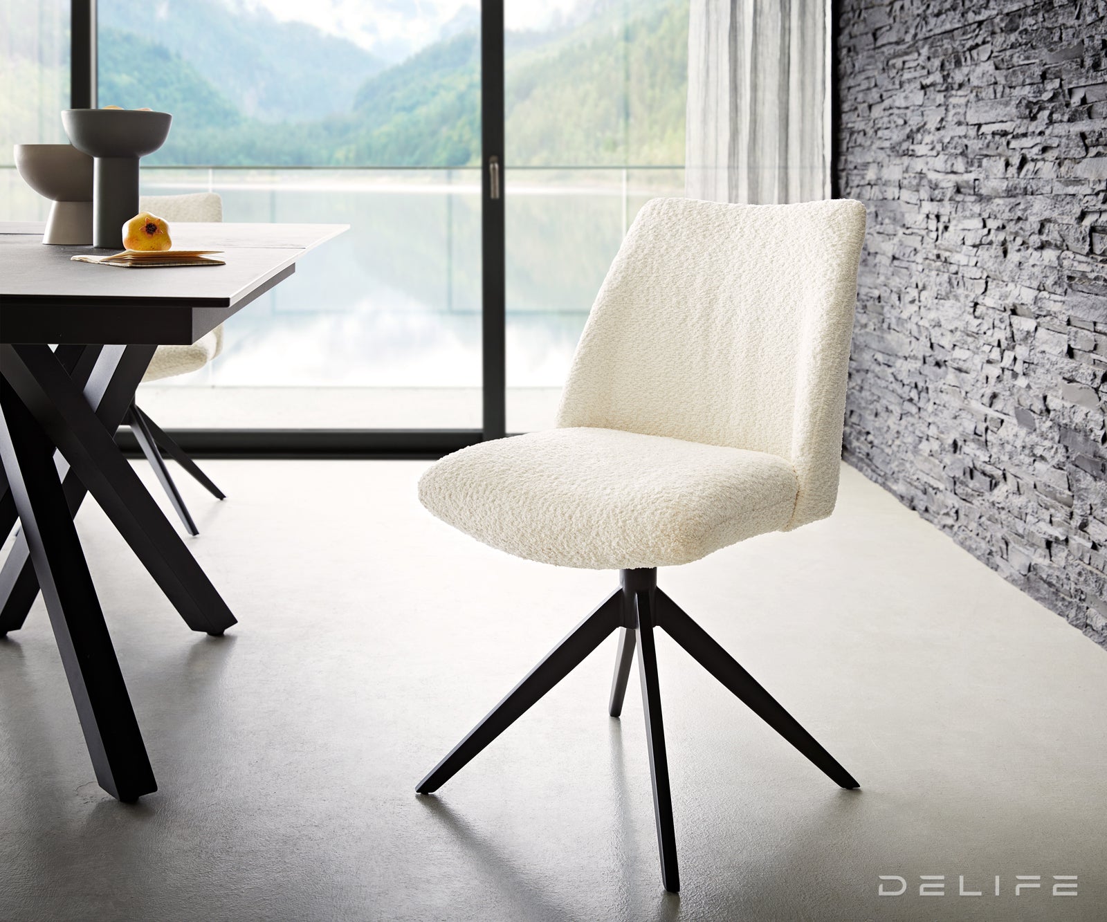 Jedilni stol Elsa, Material: bukle