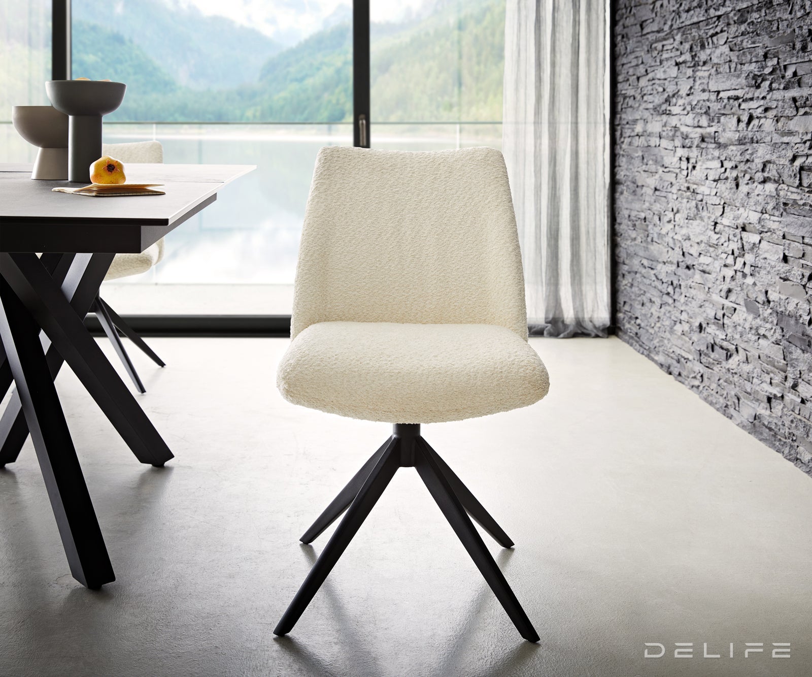 Jedilni stol Elsa, Material: bukle