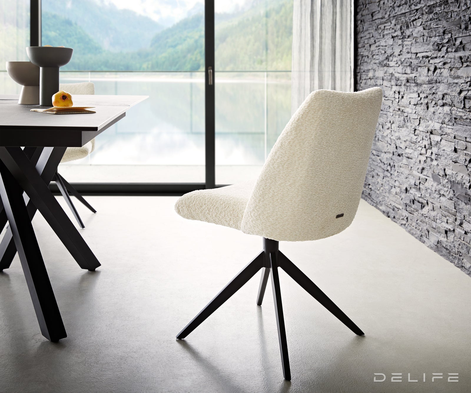 Jedilni stol Elsa, Material: bukle