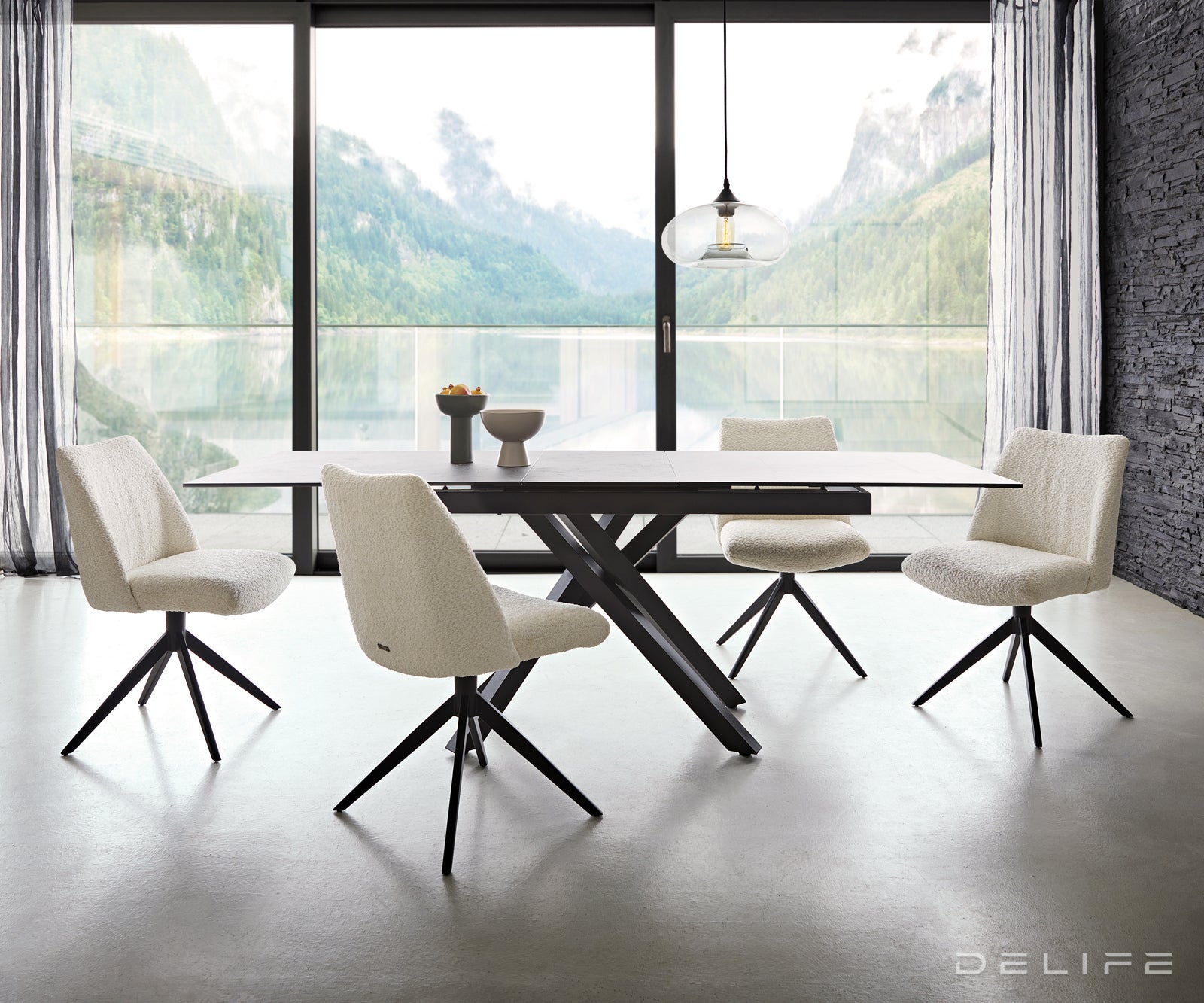 Jedilni stol Elsa, Material: bukle