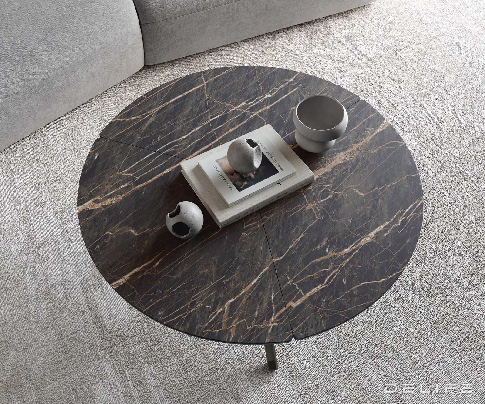 Klubska mizica Delron 90x90cm, Material: Keramika