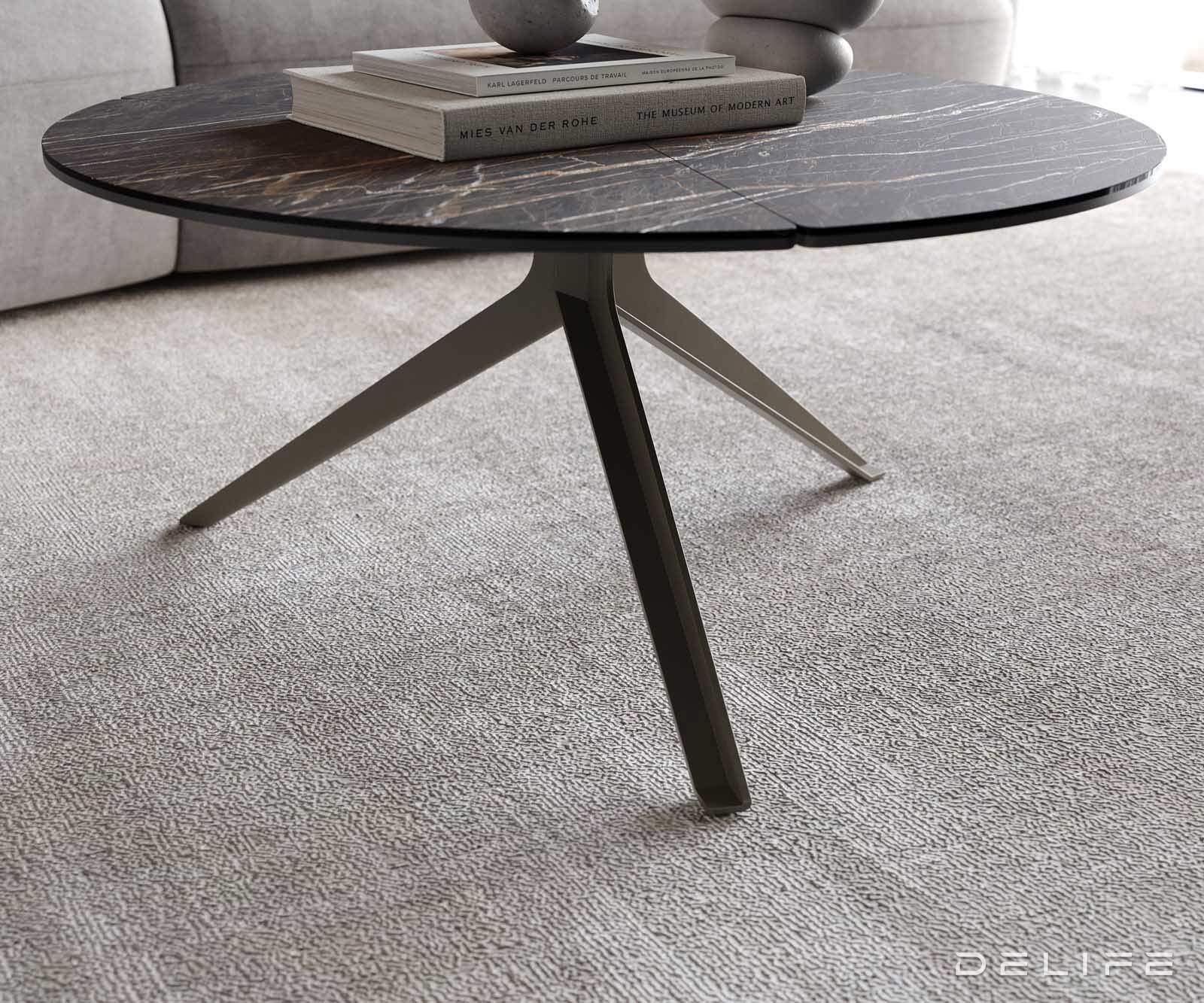 Klubska mizica Delron 70x70cm, Material: Keramika