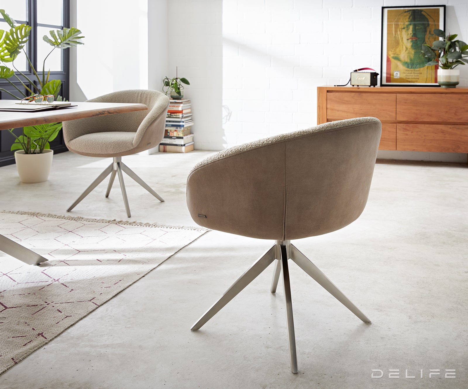 Jedilni stol Vinka, Material: Bukle