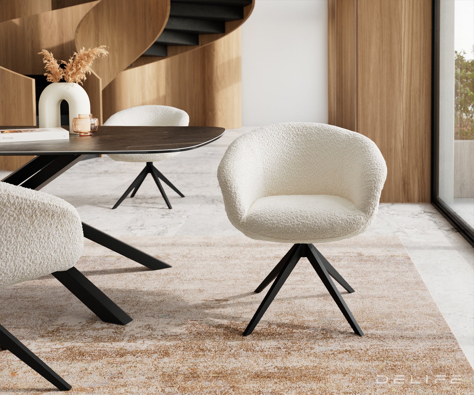 Jedilni stol Vinka, Material: Bukle