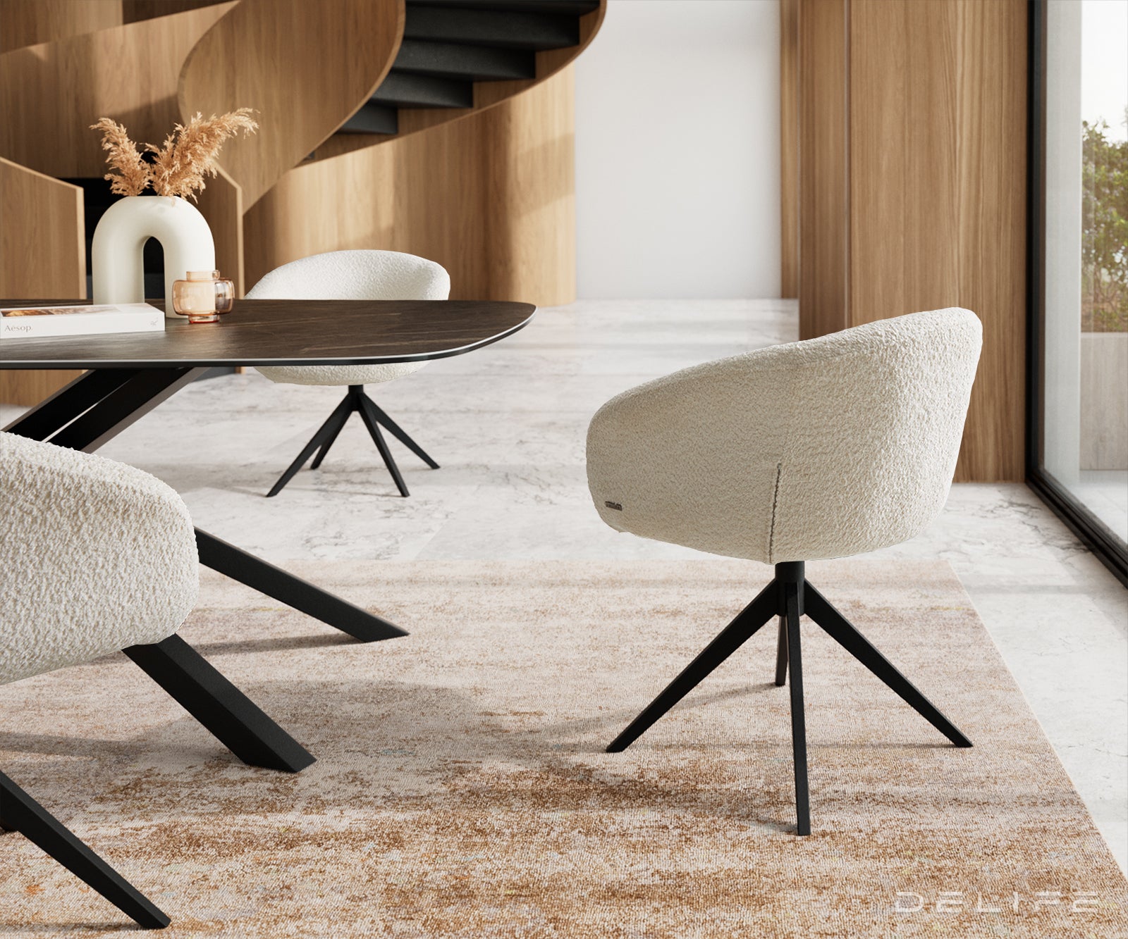 Jedilni stol Vinka, Material: Bukle