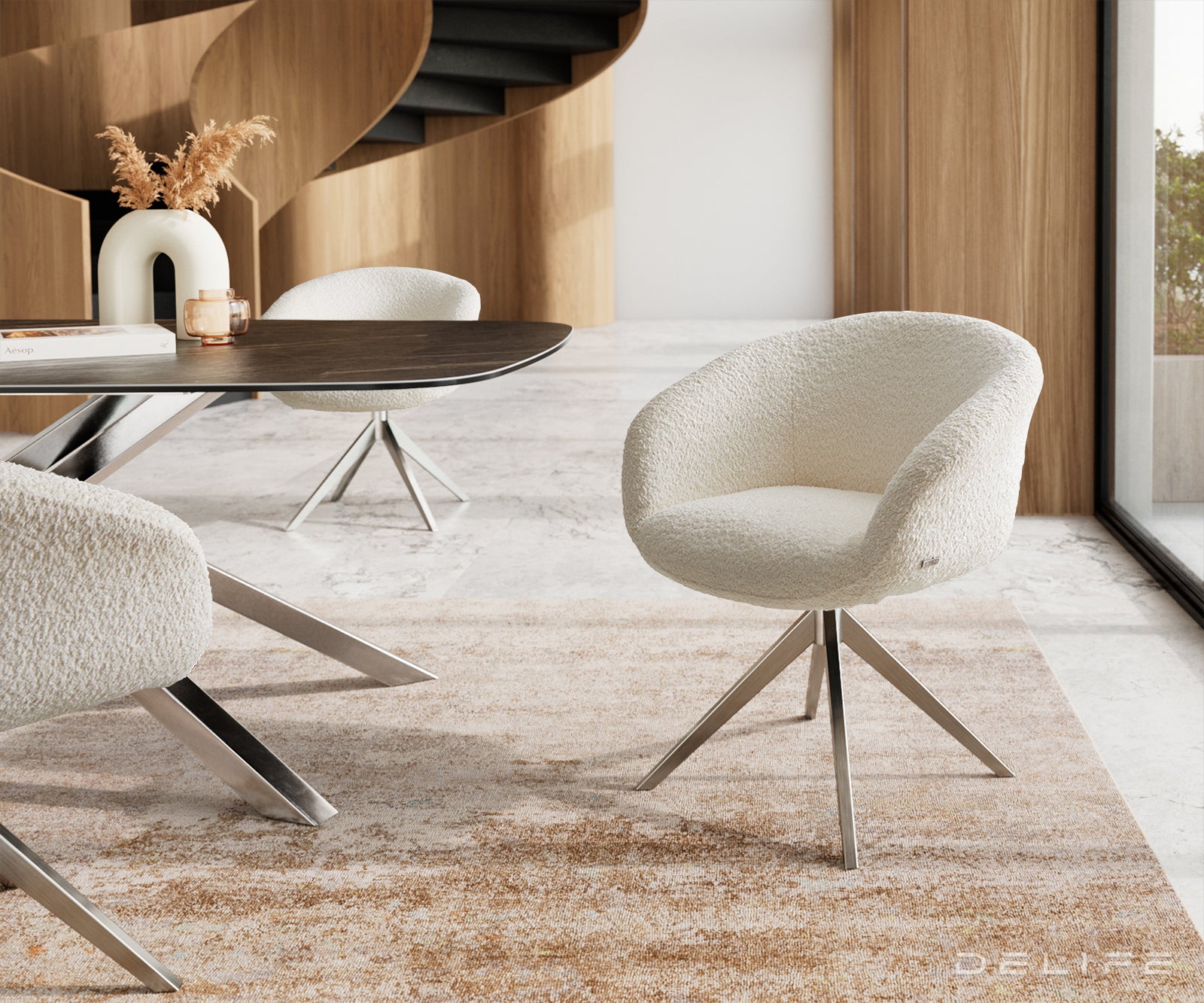 Jedilni stol Vinka, Material: Bukle