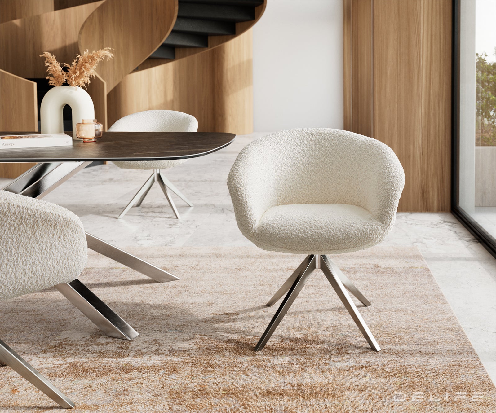 Jedilni stol Vinka, Material: Bukle