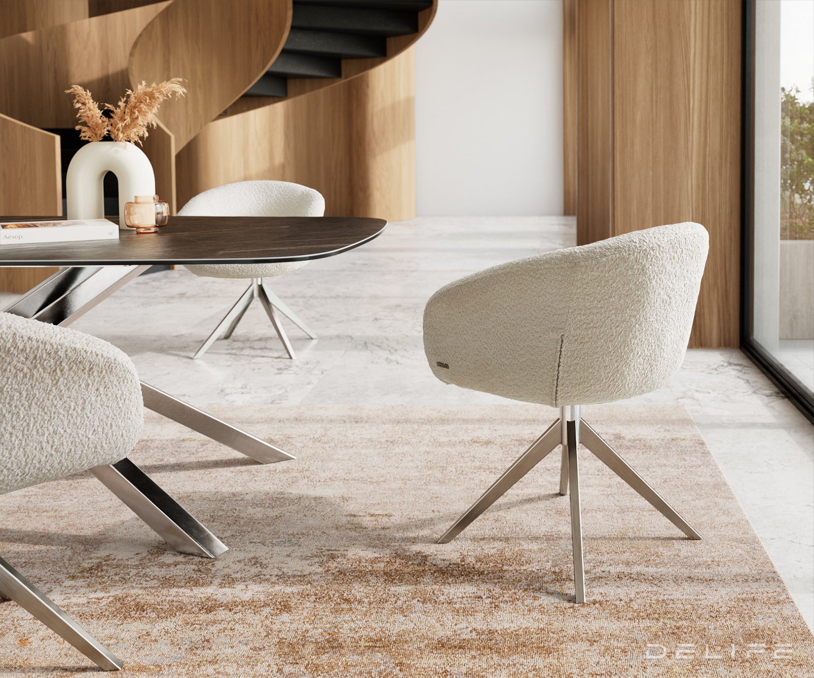 Jedilni stol Vinka, Material: Bukle