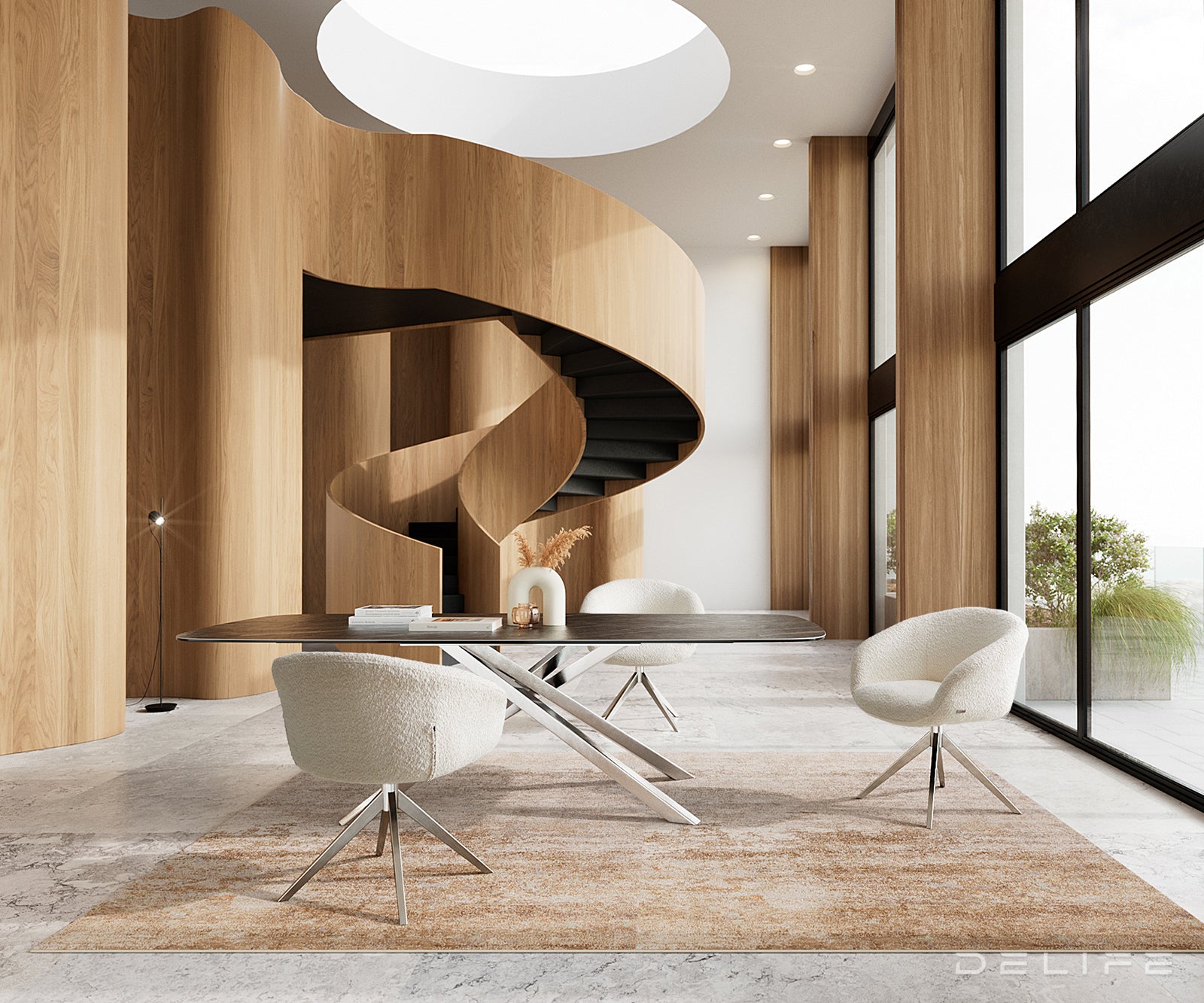 Jedilni stol Vinka, Material: Bukle