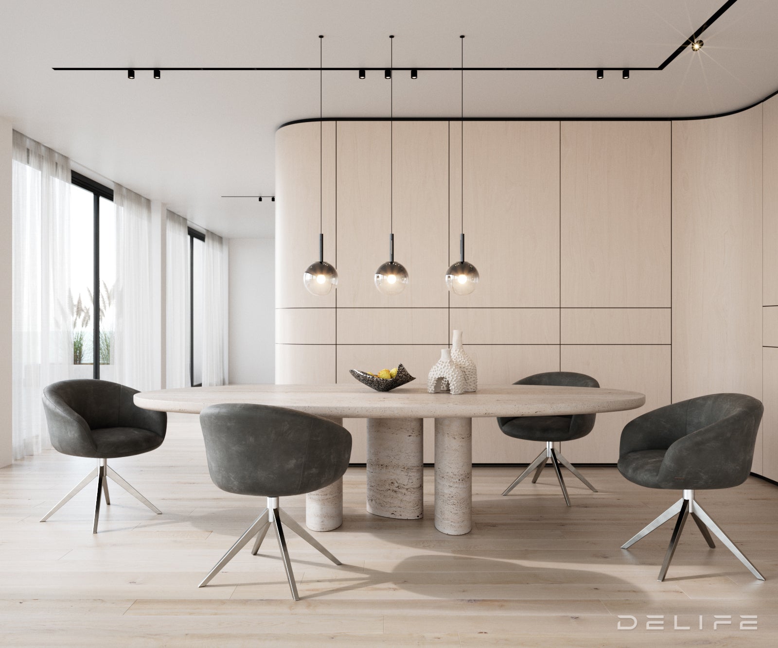 Jedilni stol Vinka, Material: Mikrofibra