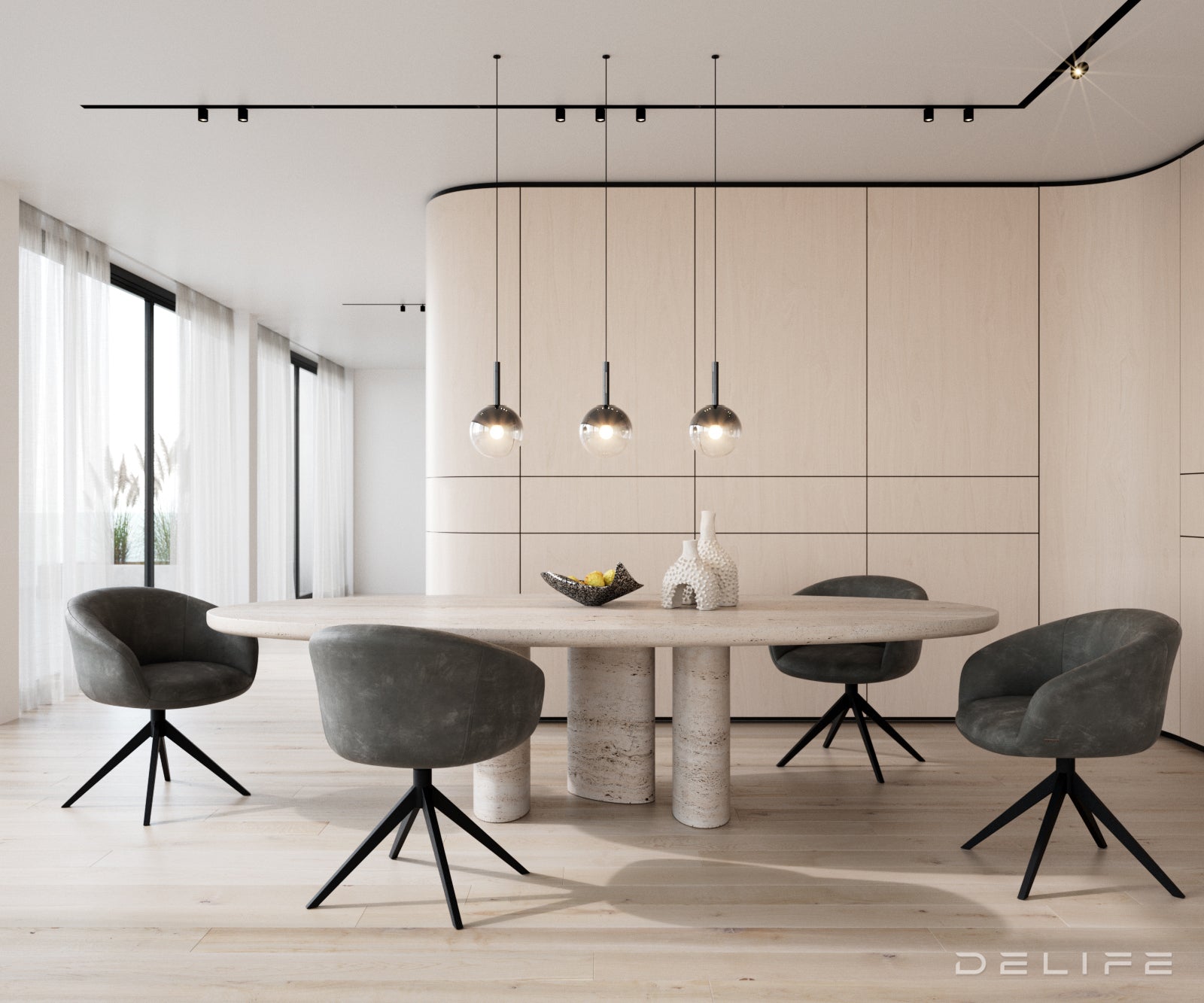 Jedilni stol Vinka, Material: Mikrofibra