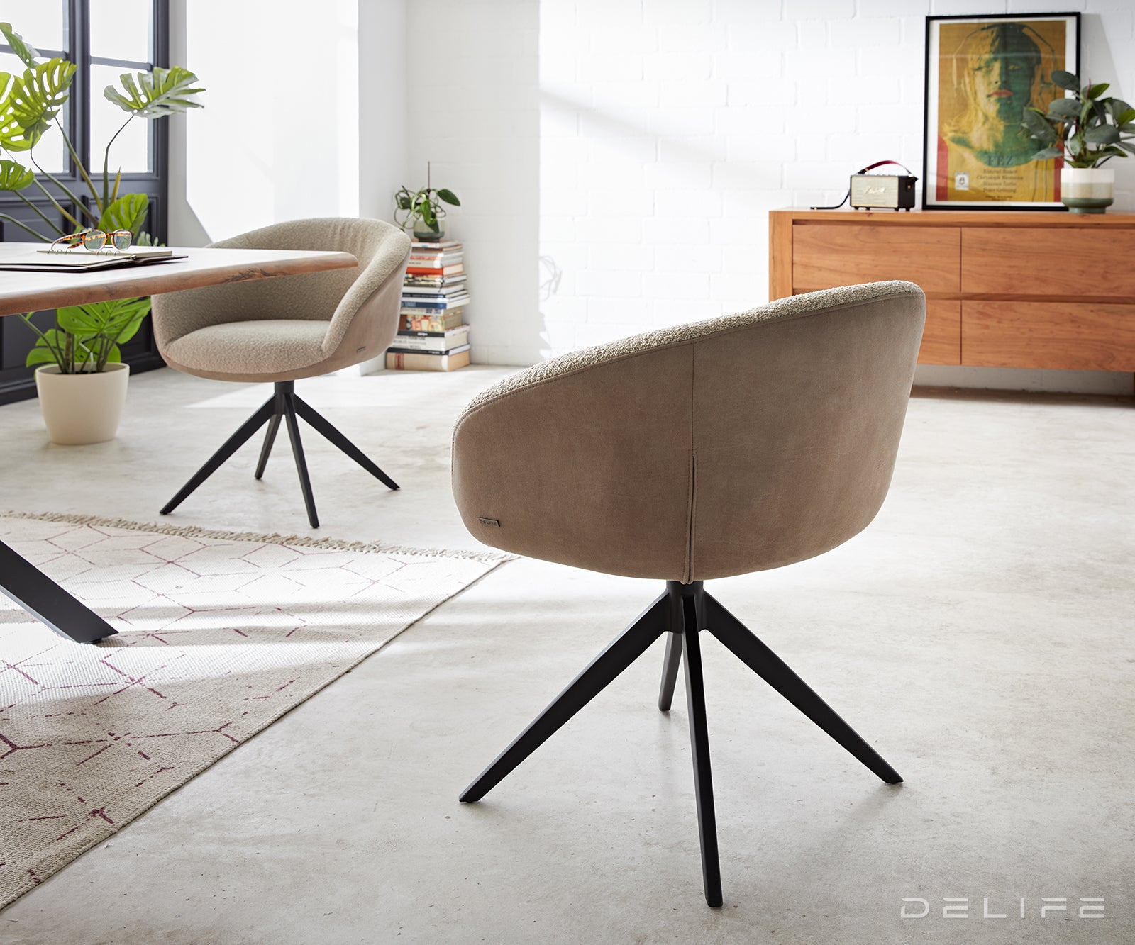 Jedilni stol Vinka, Material: Bukle