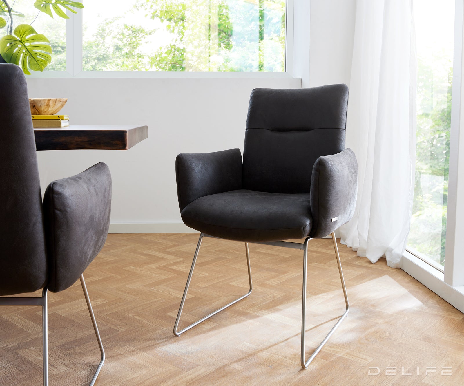 Jedilni stol Jova, Material: mikrofibra