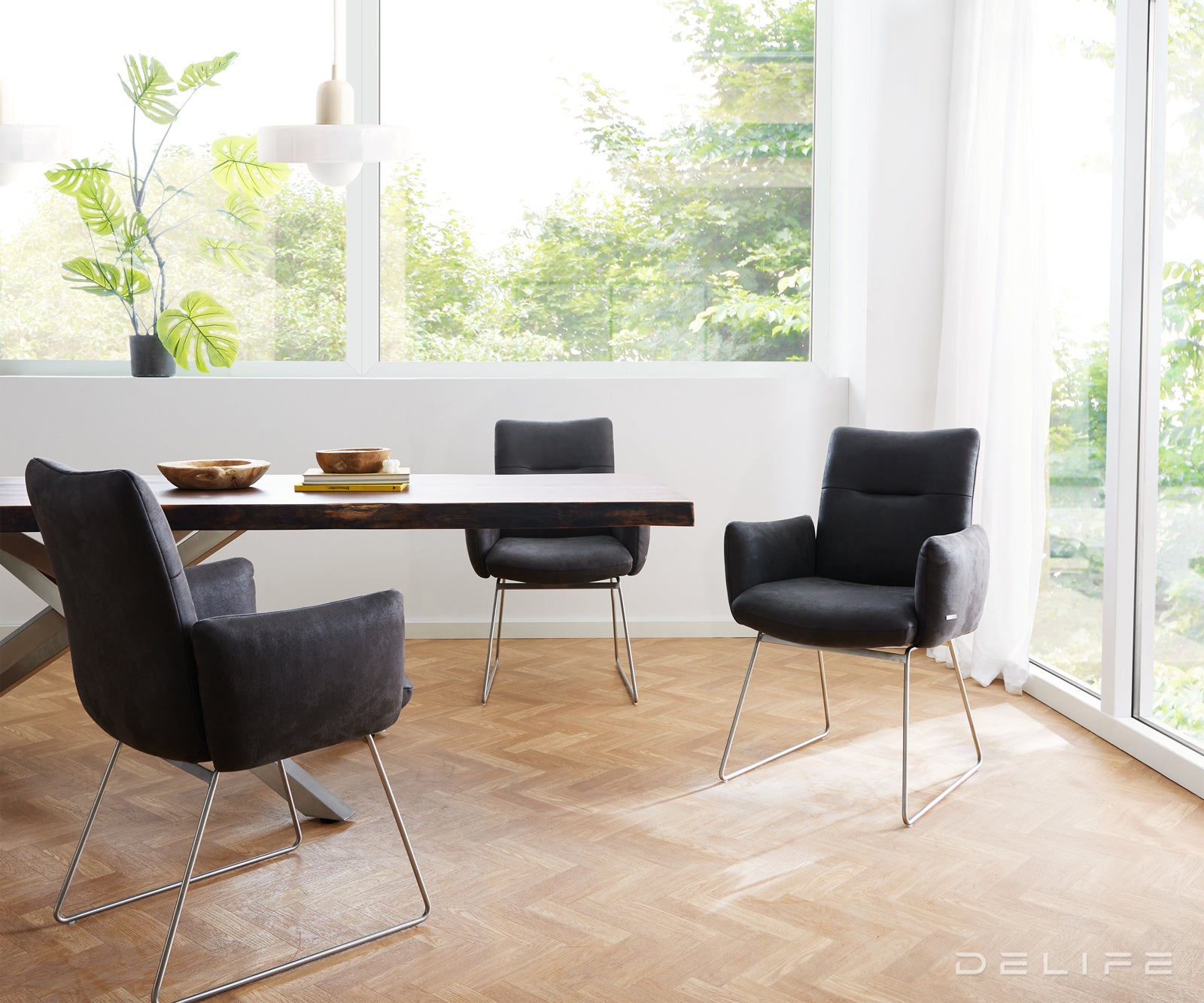 Jedilni stol Jova, Material: mikrofibra