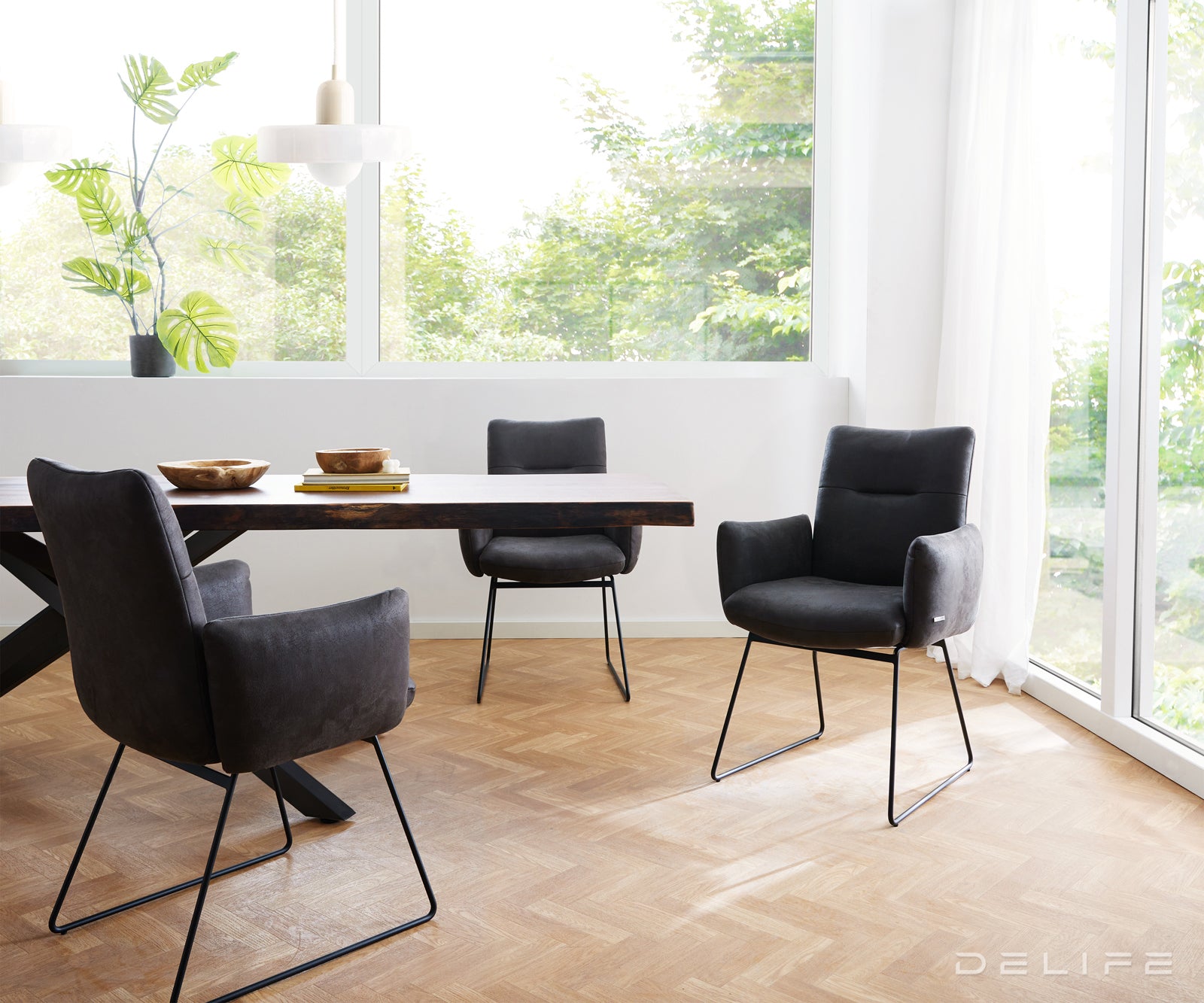 Jedilni stol Jova, Material: mikrofibra