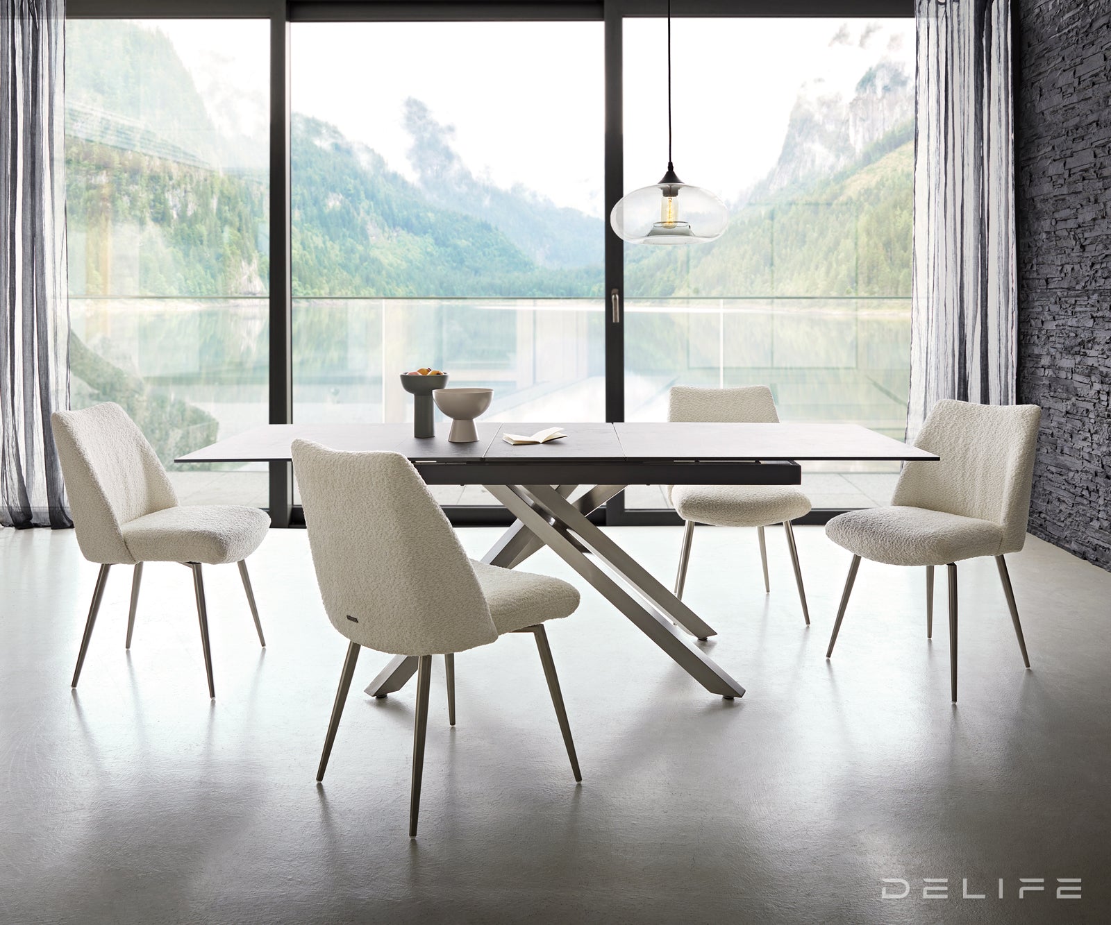 Jedilni stol Elsa, Material: bukle