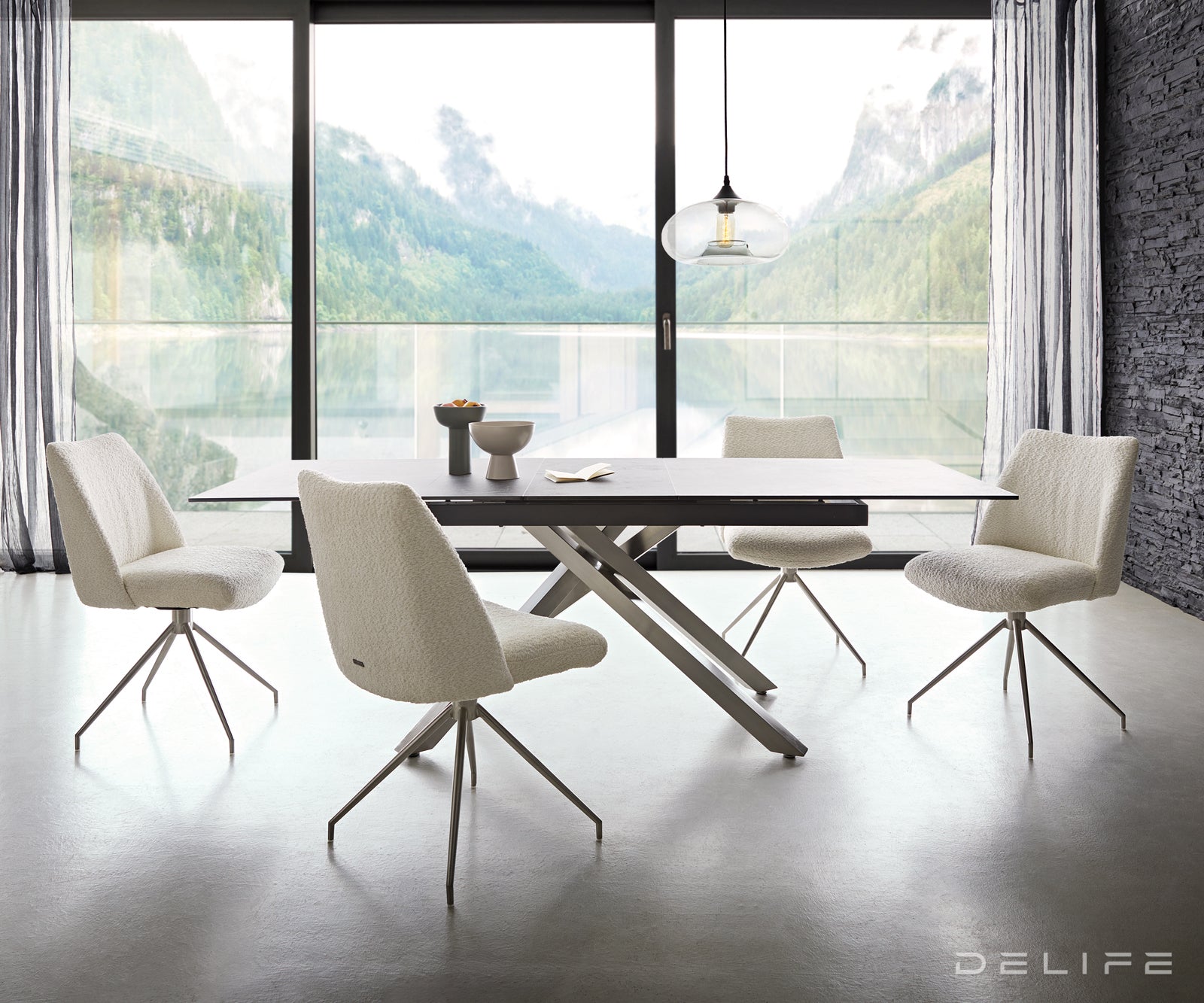 Jedilni stol Elsa, Material: bukle