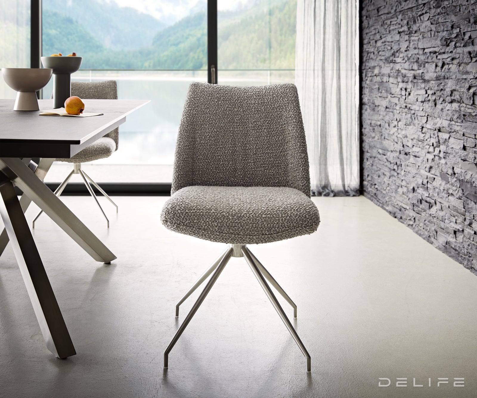 Jedilni stol Elsa, Material: bukle