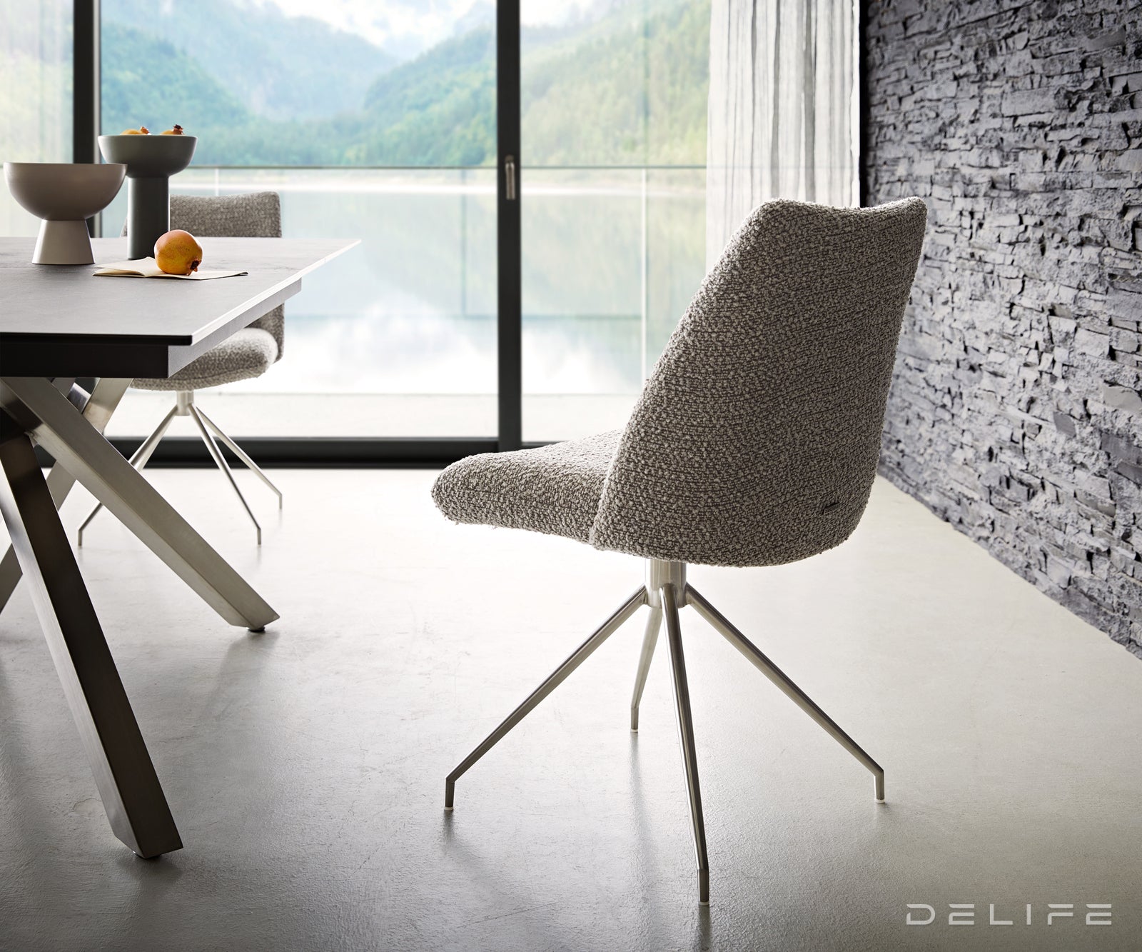 Jedilni stol Elsa, Material: bukle