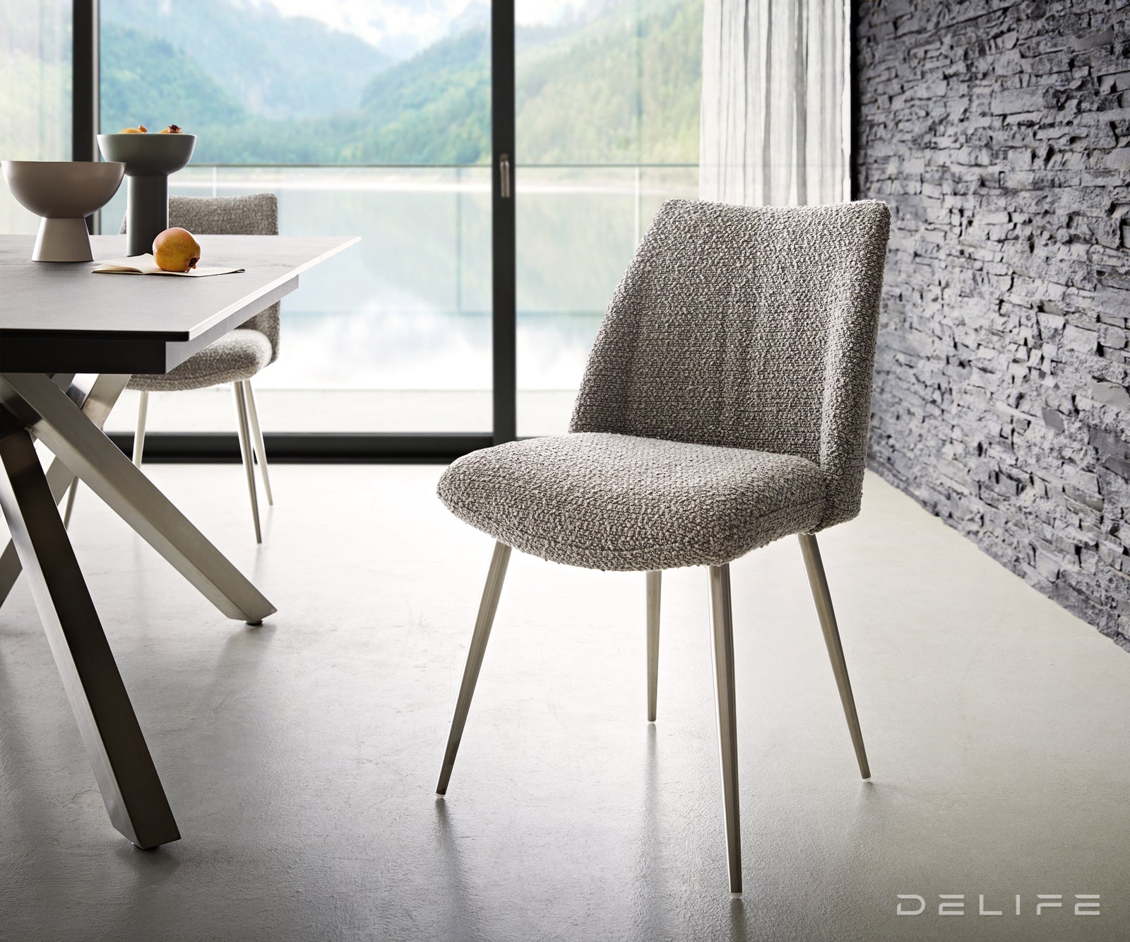 Jedilni stol Elsa, Material: bukle