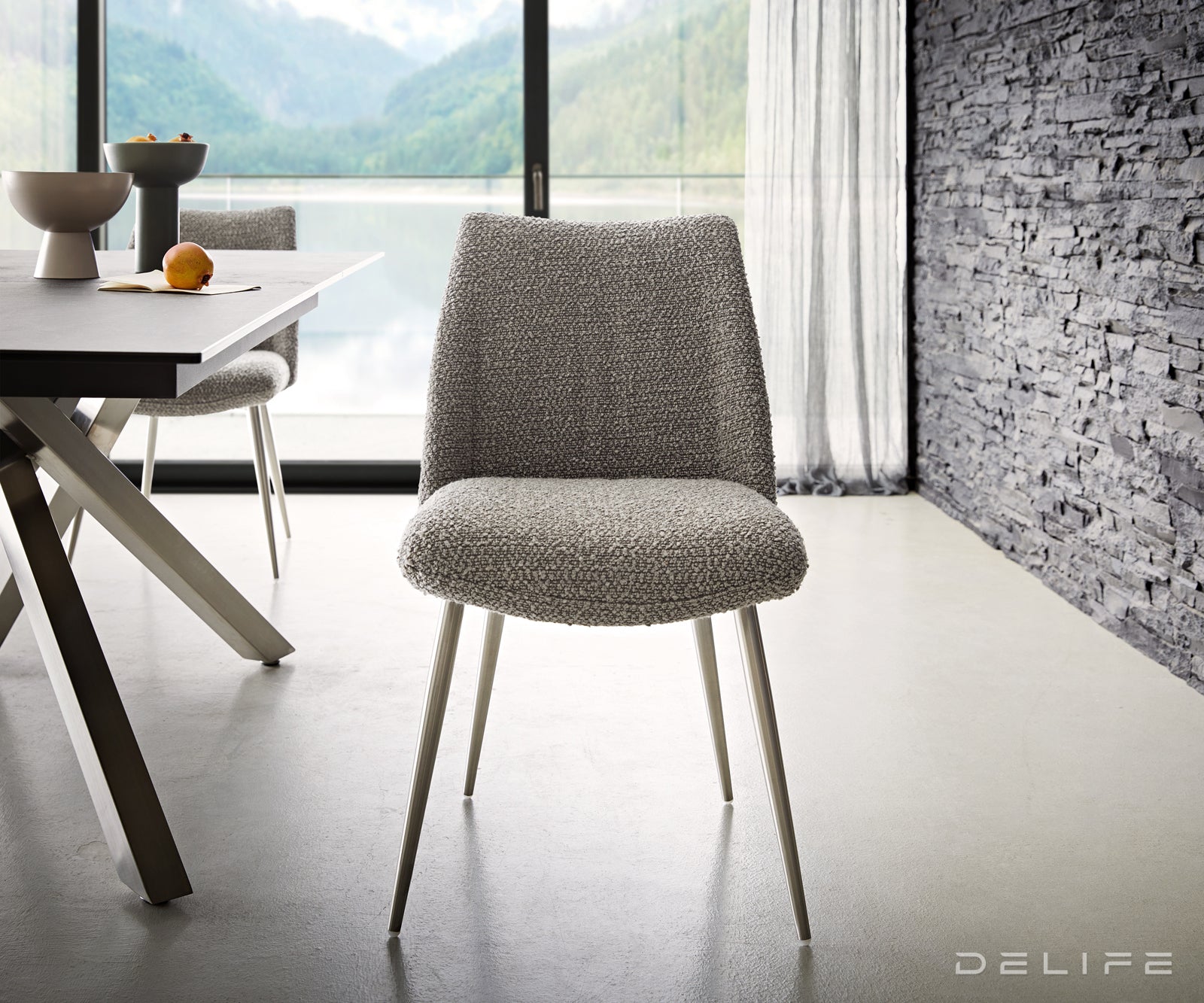 Jedilni stol Elsa, Material: bukle