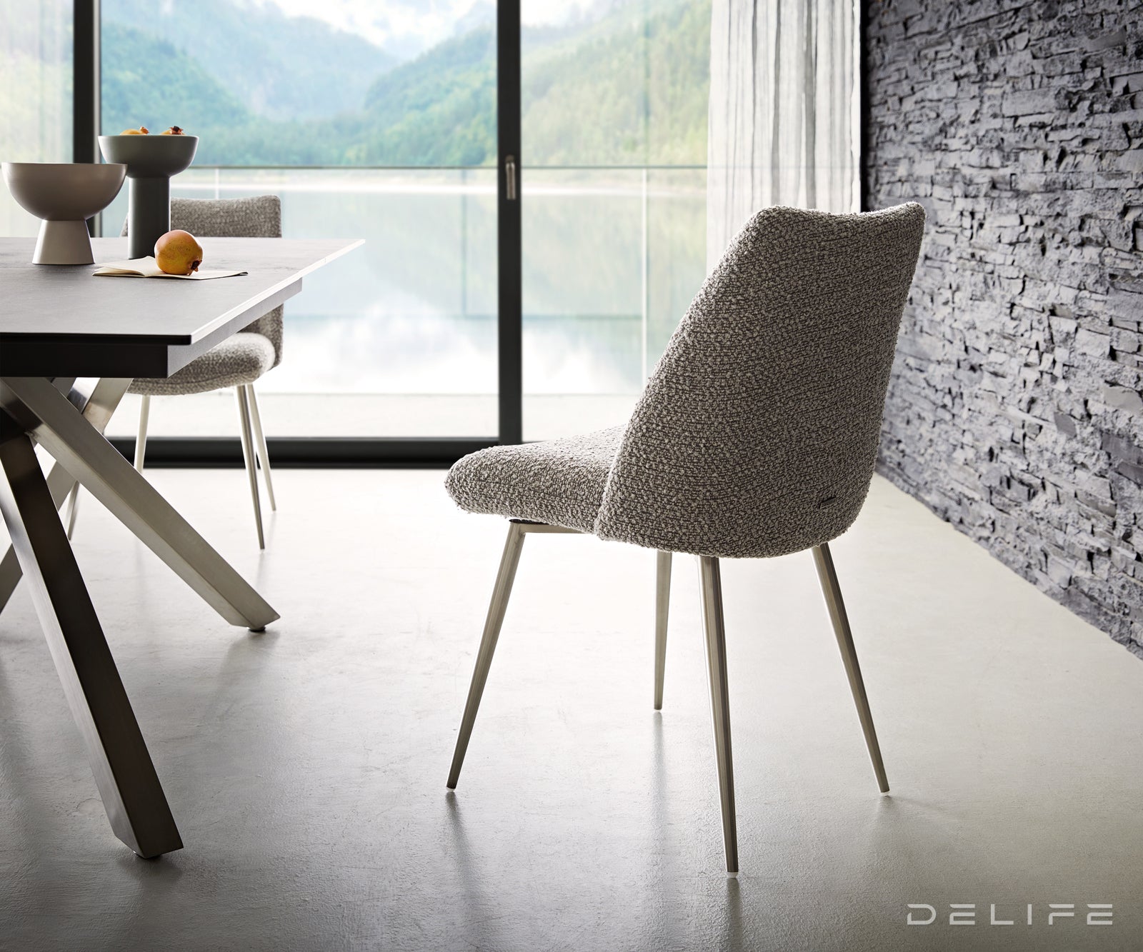 Jedilni stol Elsa, Material: bukle