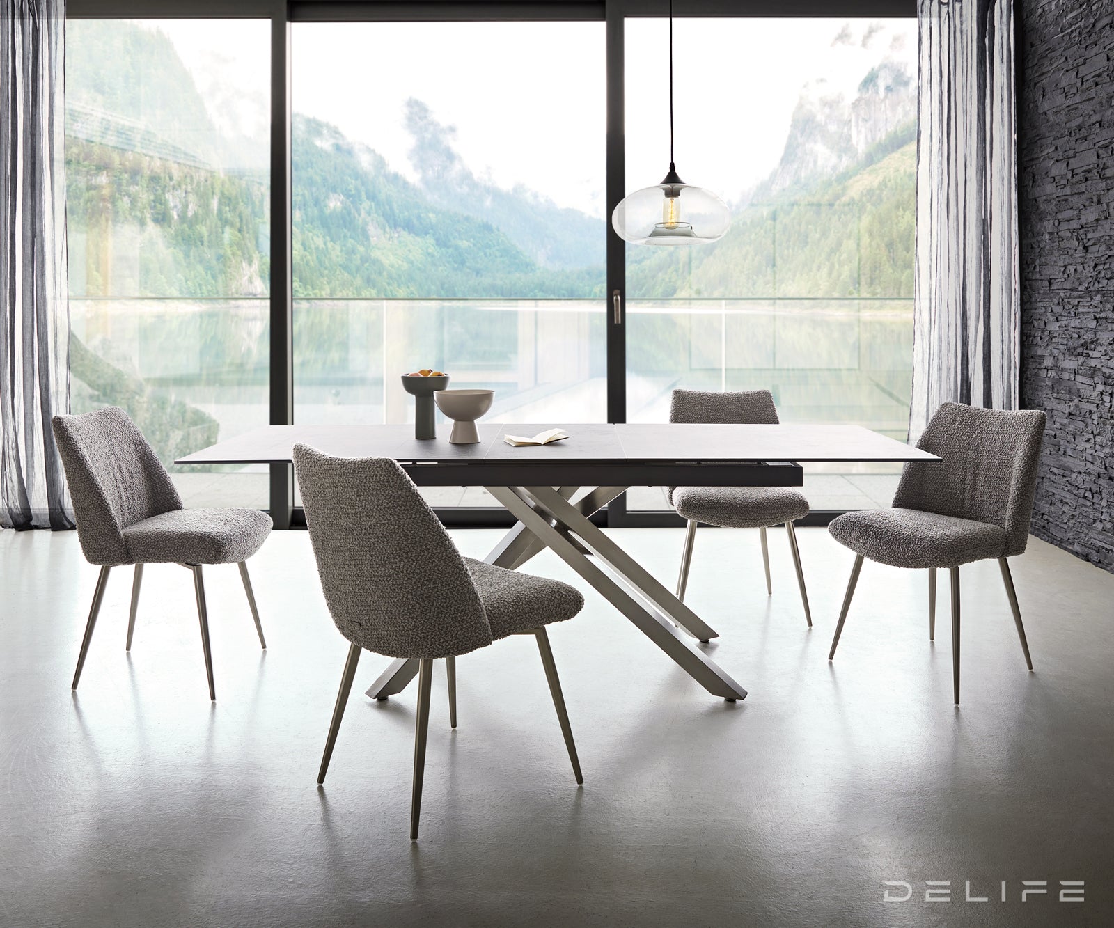 Jedilni stol Elsa, Material: bukle