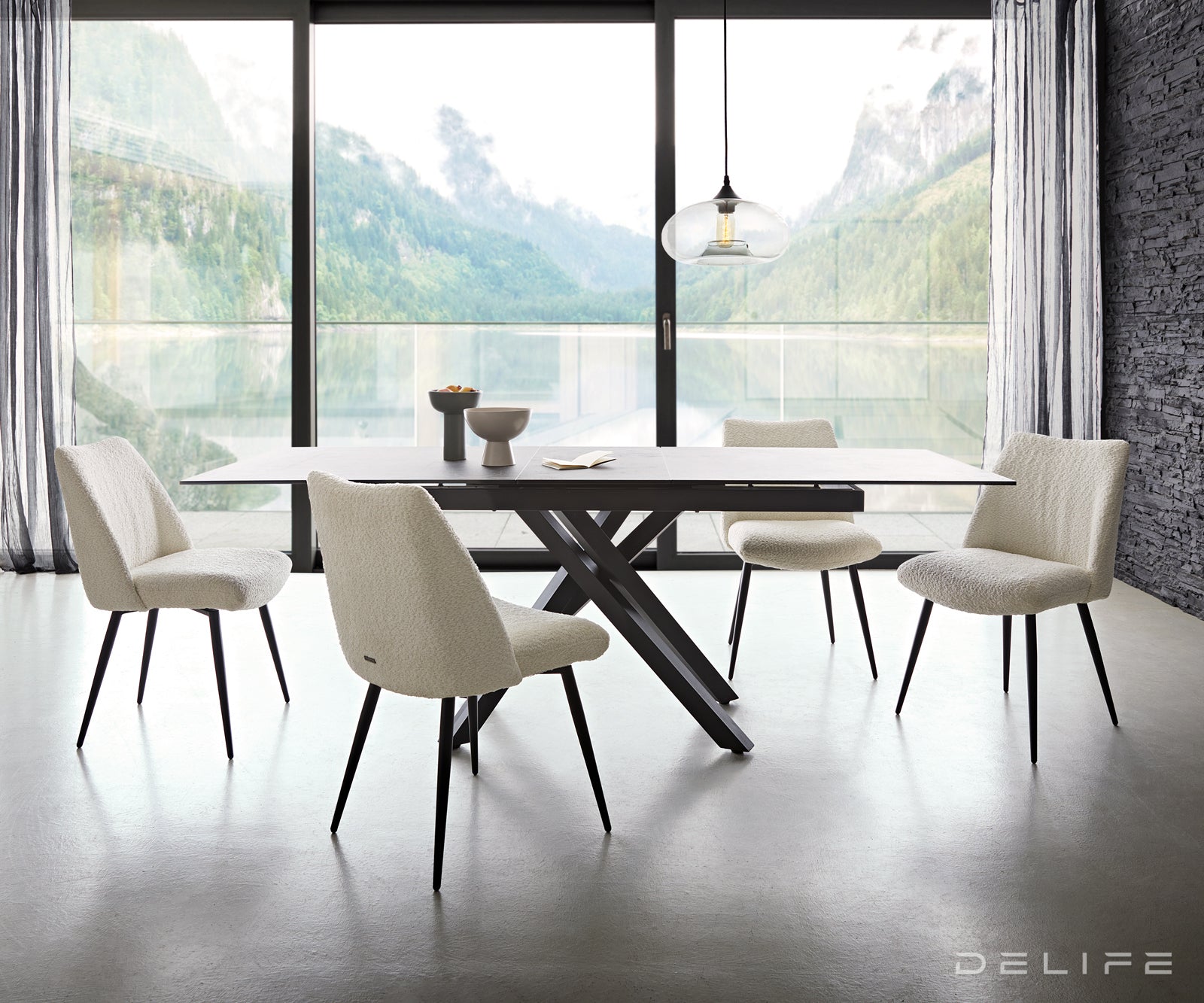 Jedilni stol Elsa, Material: bukle