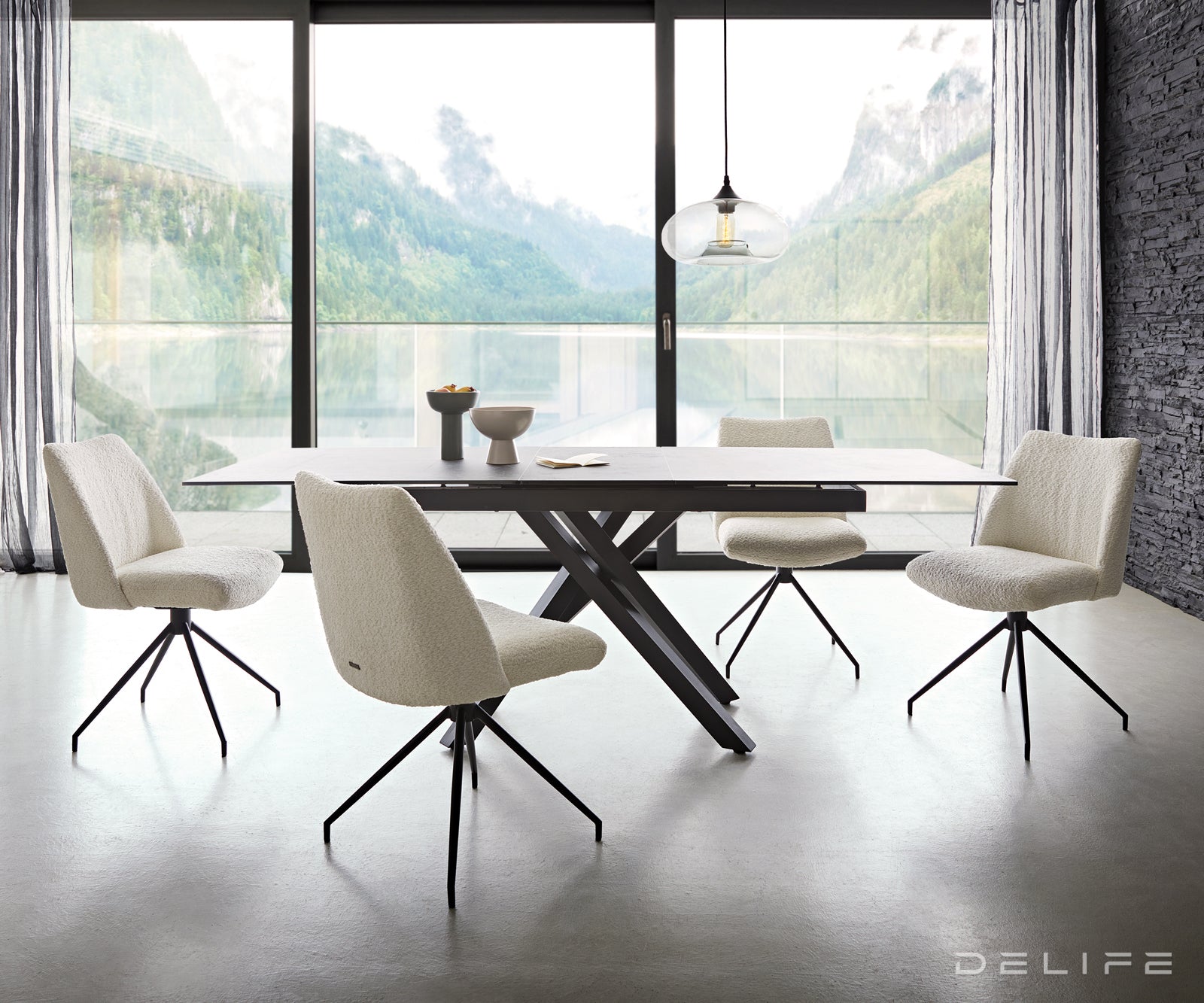 Jedilni stol Elsa, Material: bukle