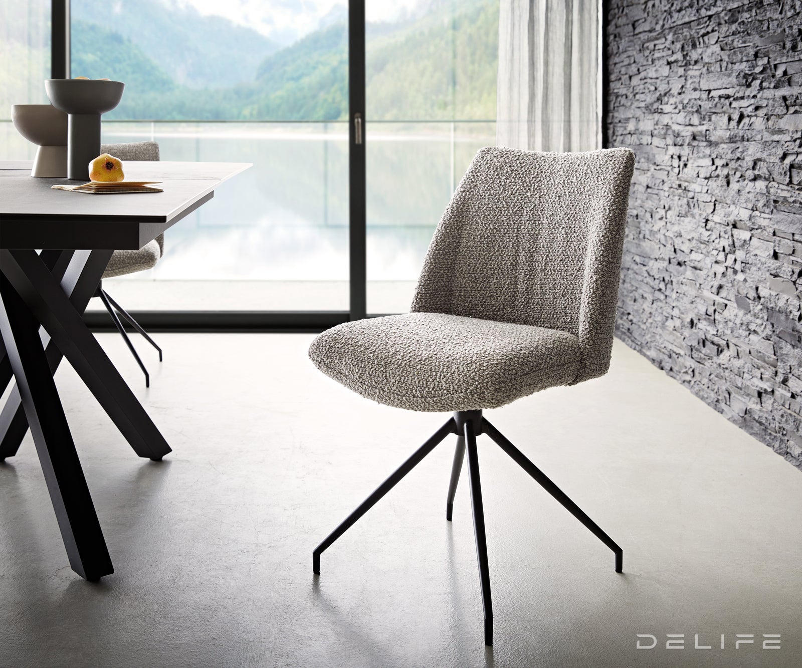 Jedilni stol Elsa, Material: bukle