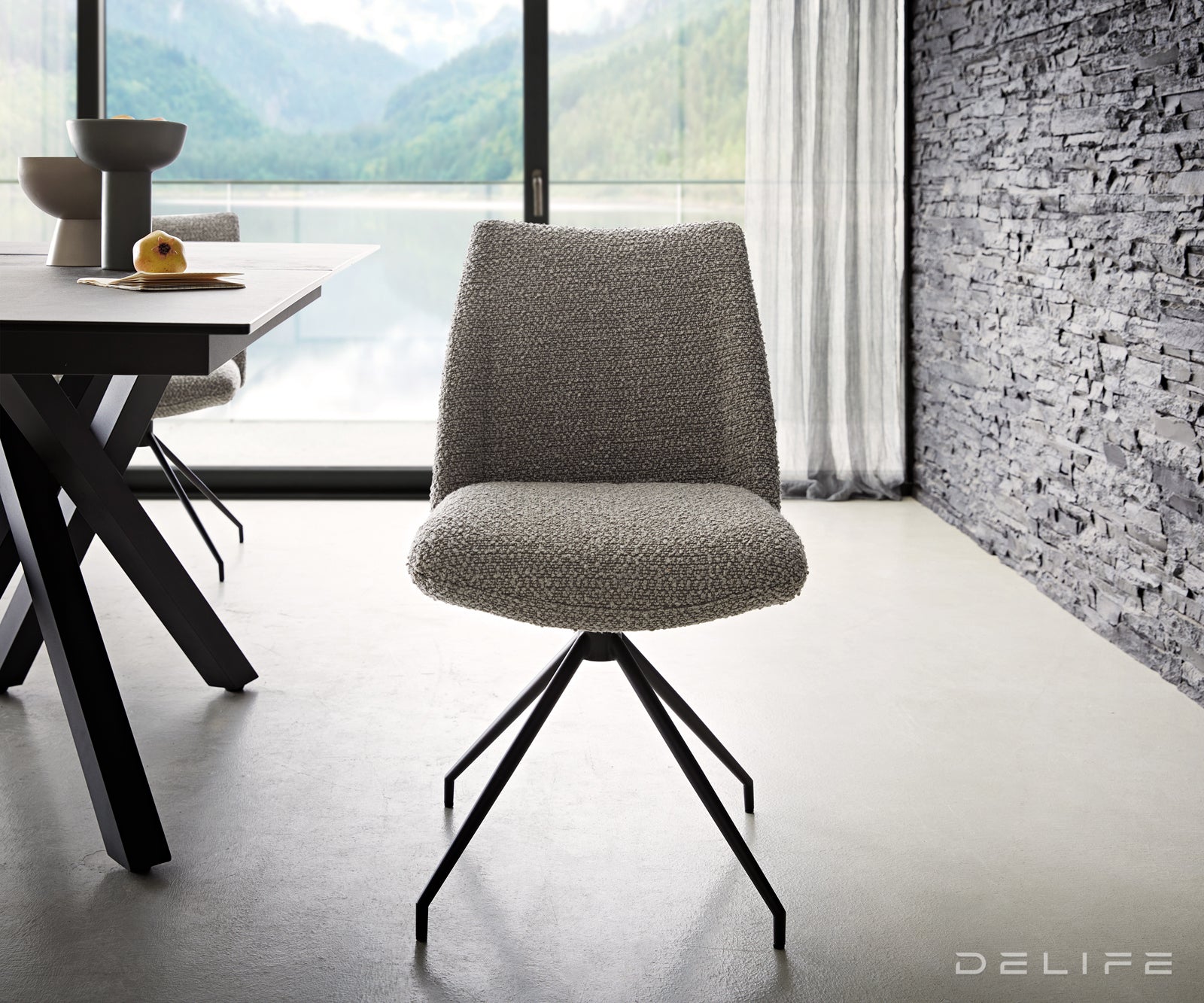 Jedilni stol Elsa, Material: bukle