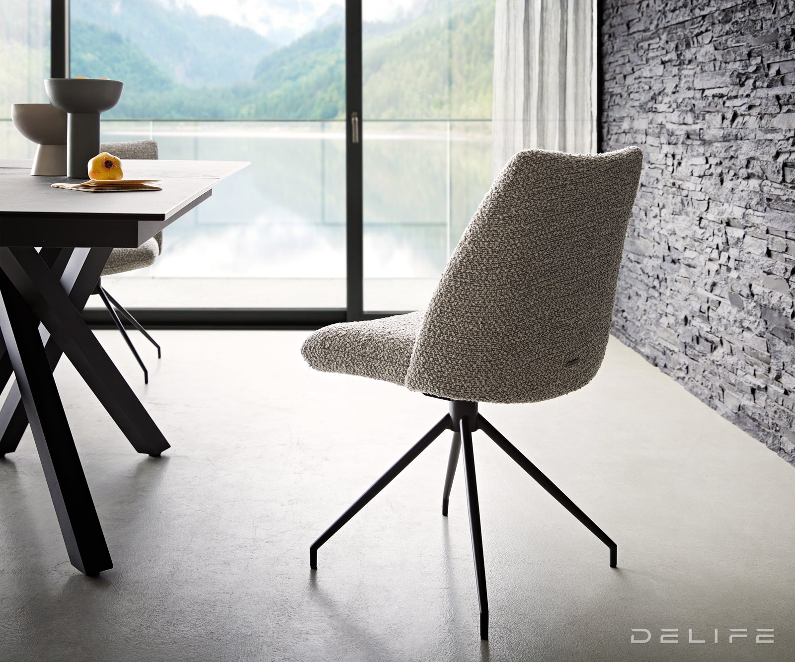 Jedilni stol Elsa, Material: bukle