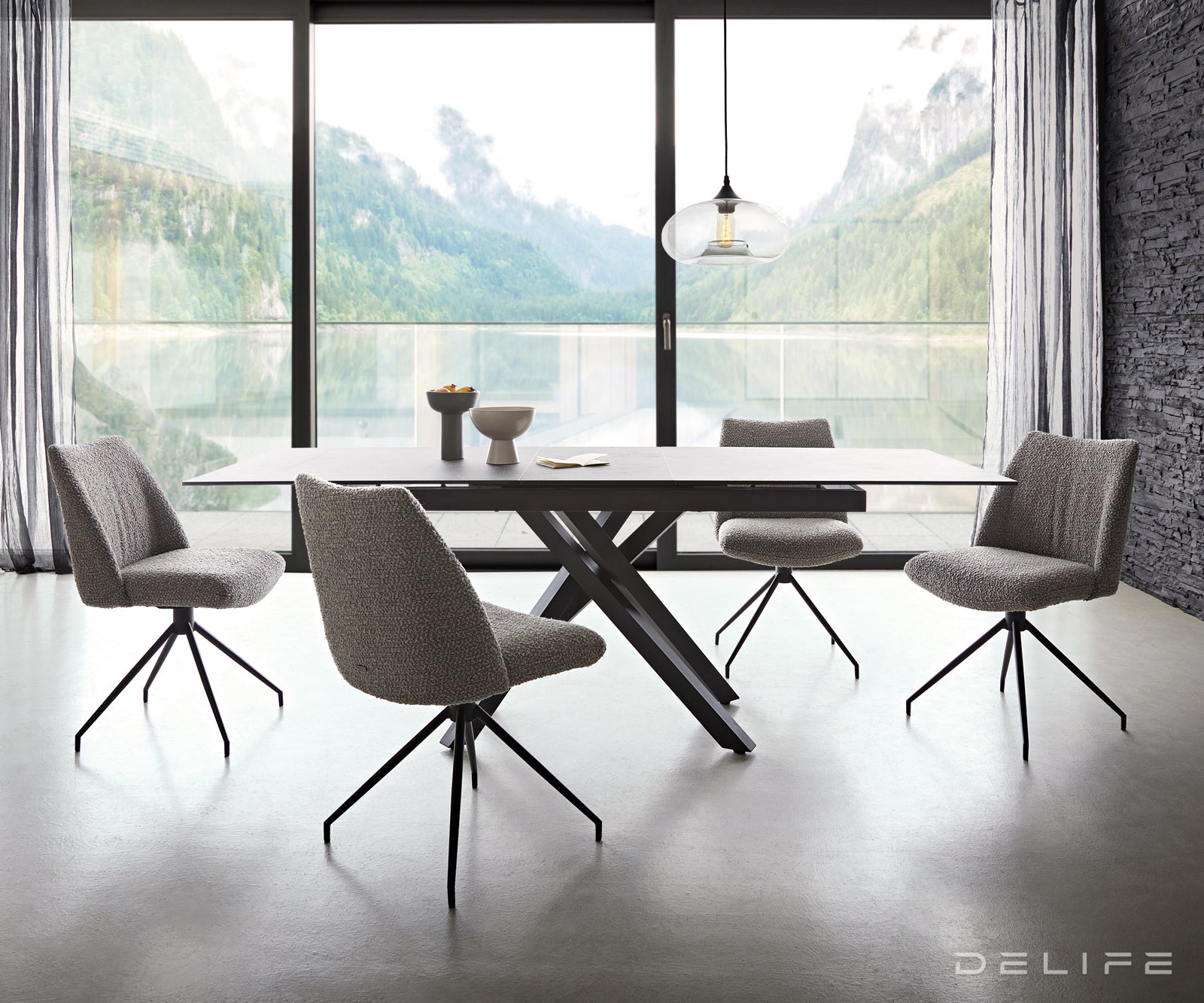 Jedilni stol Elsa, Material: bukle