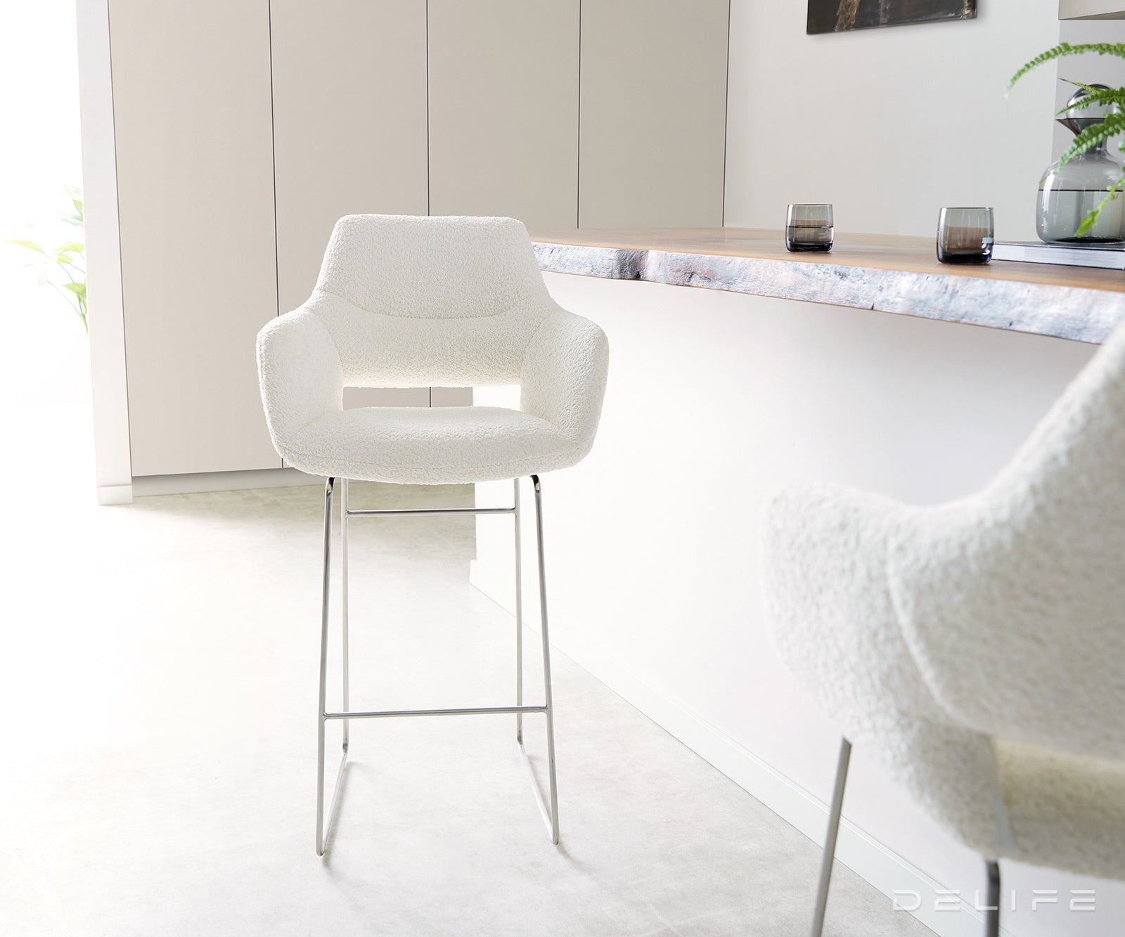 Barski stol Yago Flex, Material: Bukle