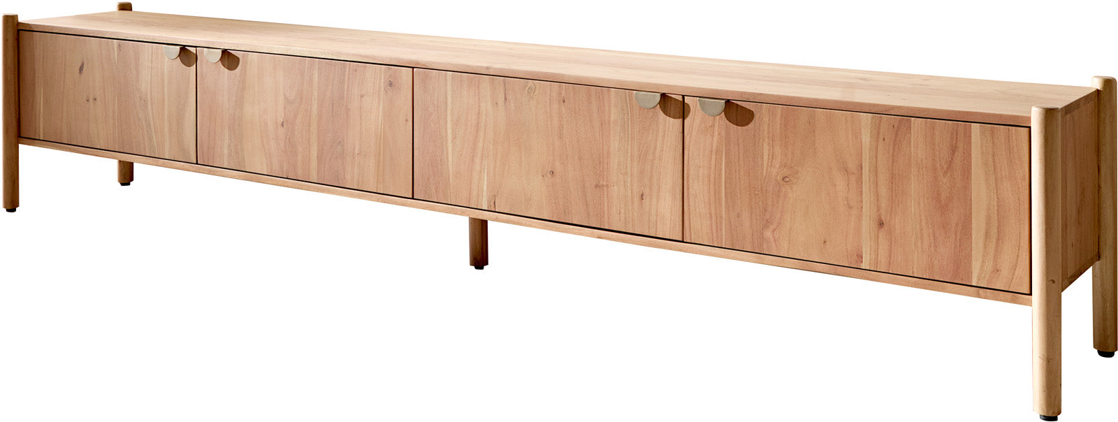 TV stojalo Caius 240 cm, material: akacija