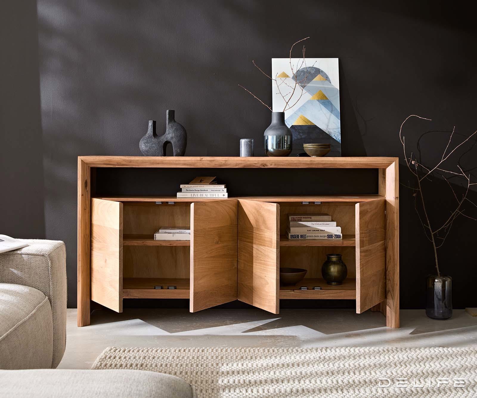 Predalnik Assuan 173x46cm, Material: Akacija