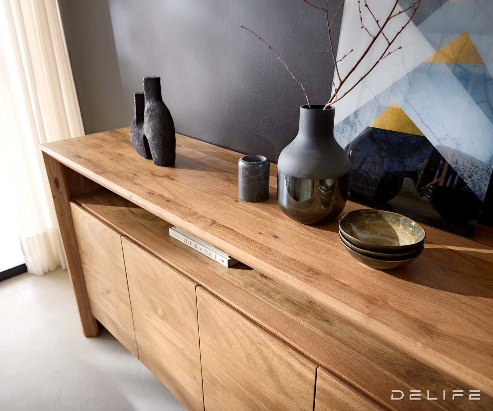 Predalnik Assuan 173x46cm, Material: Akacija