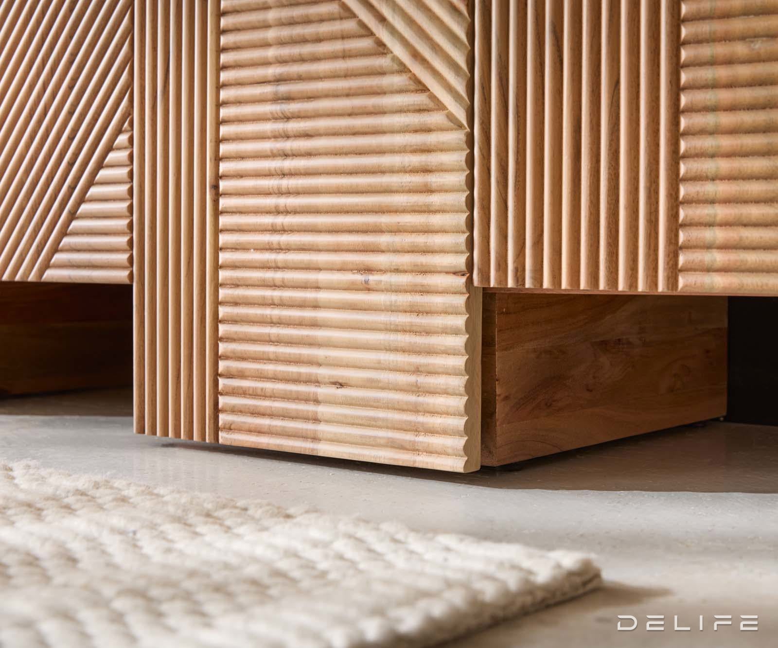 Komoda Naxxar 180x45cm, Material: akacija