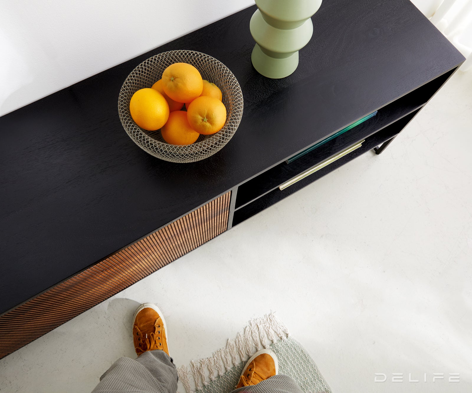 TV omarica Vaag, 200x40cm, Material: Sheesham