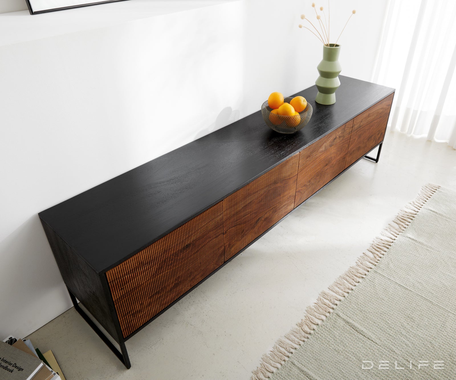 TV omarica Vaag, 200x40cm, Material: Sheesham