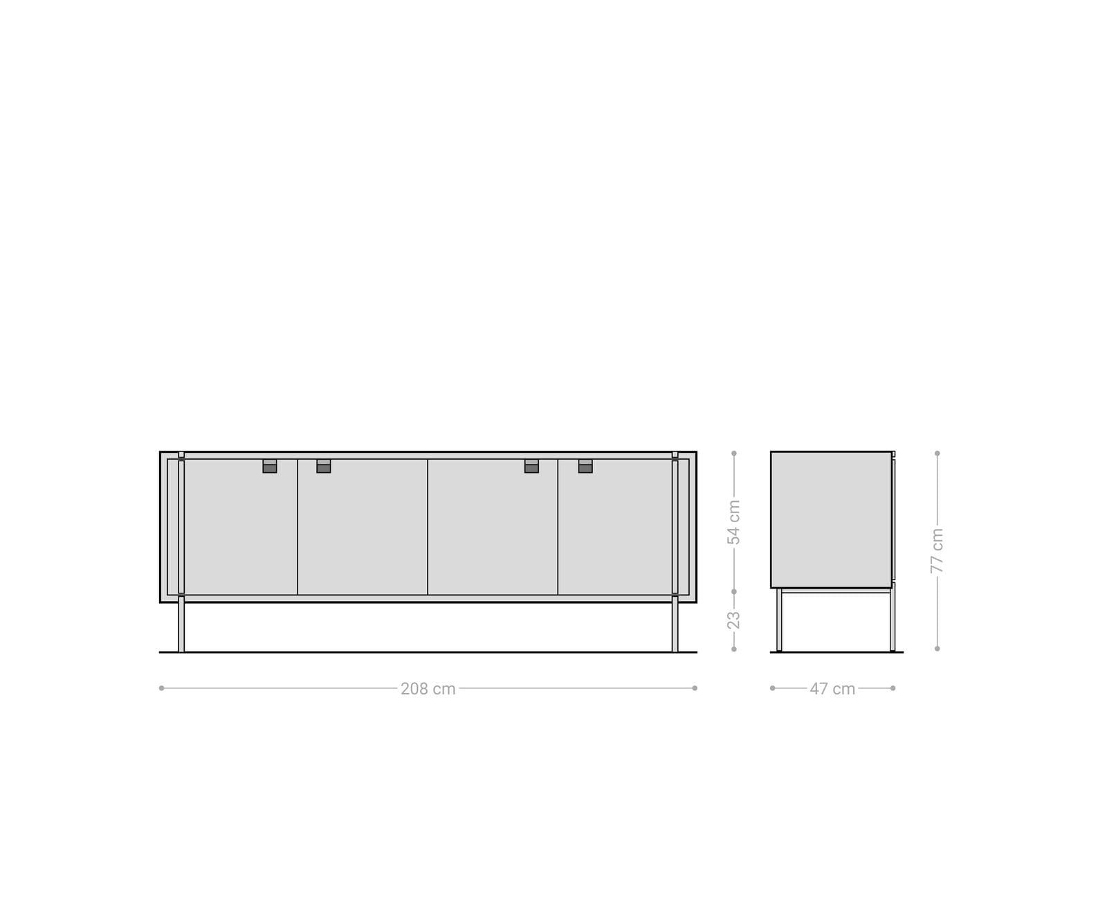 Omara Rivoro 208x48cm, Material: Bagrem
