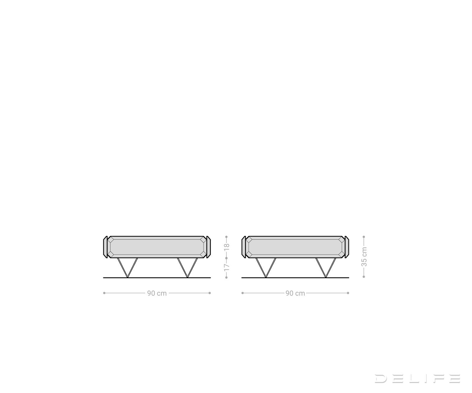 Klubska mizica Kiano 90x90 cm, material: Akacija