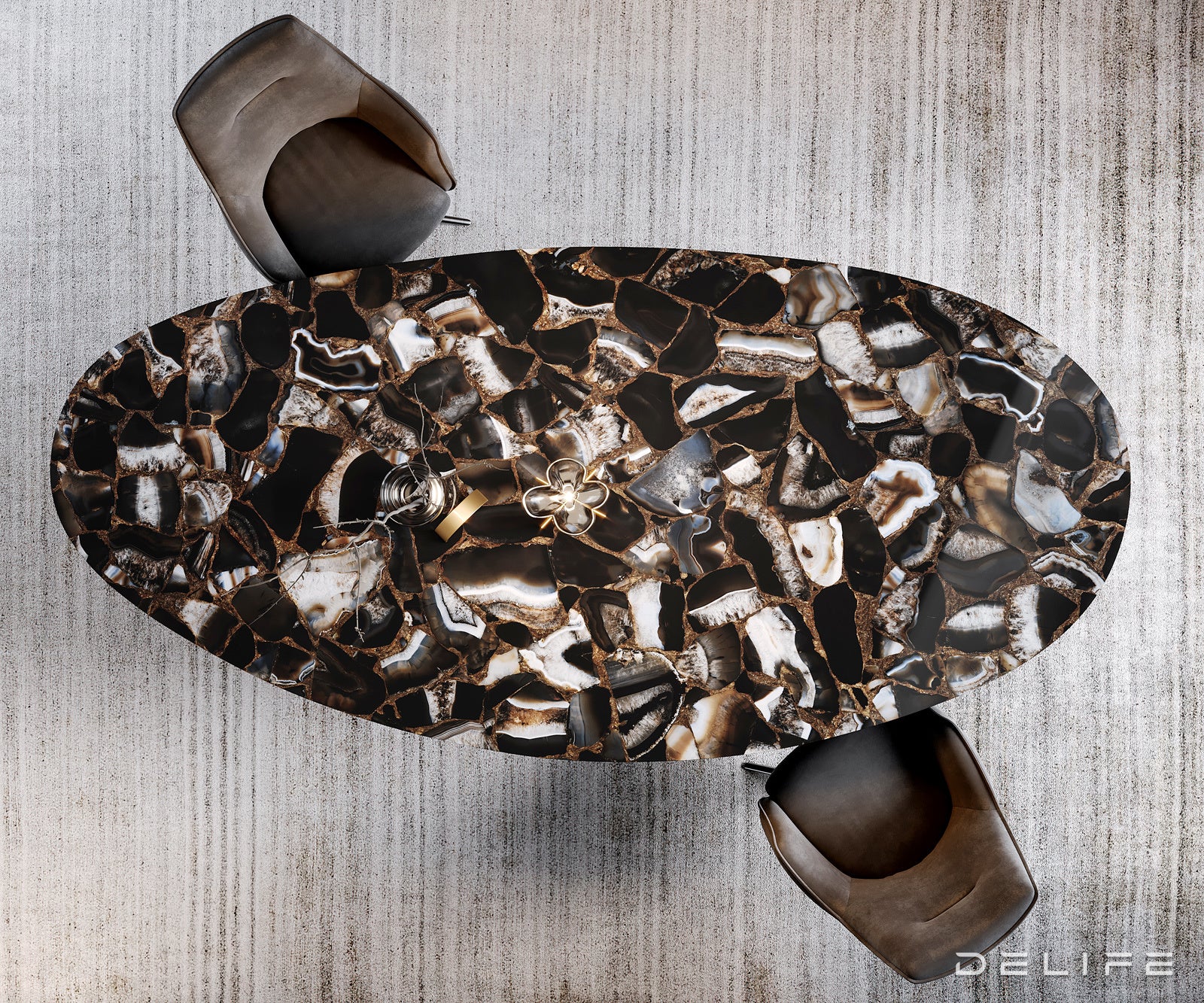 Jedilna miza Edge 280x130cm, Material: Keramika na steklu