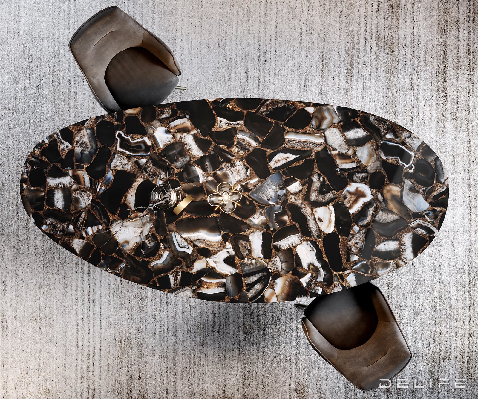 Jedilna miza Edge 280x130cm, Material: Keramika na steklu