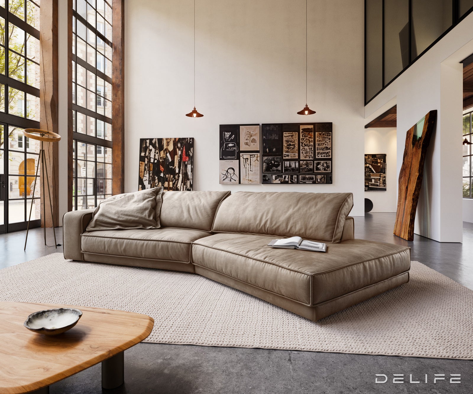 Kavč Snoosh 400x200cm, Material: Mikrofibra