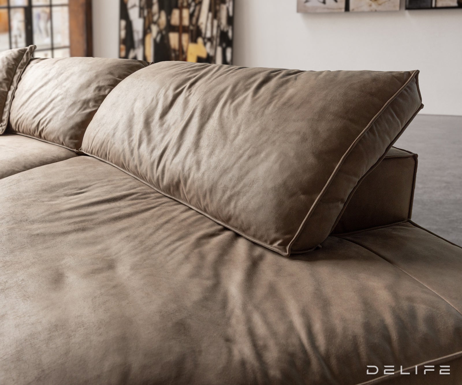 Kavč Snoosh 400x200cm, Material: Mikrofibra