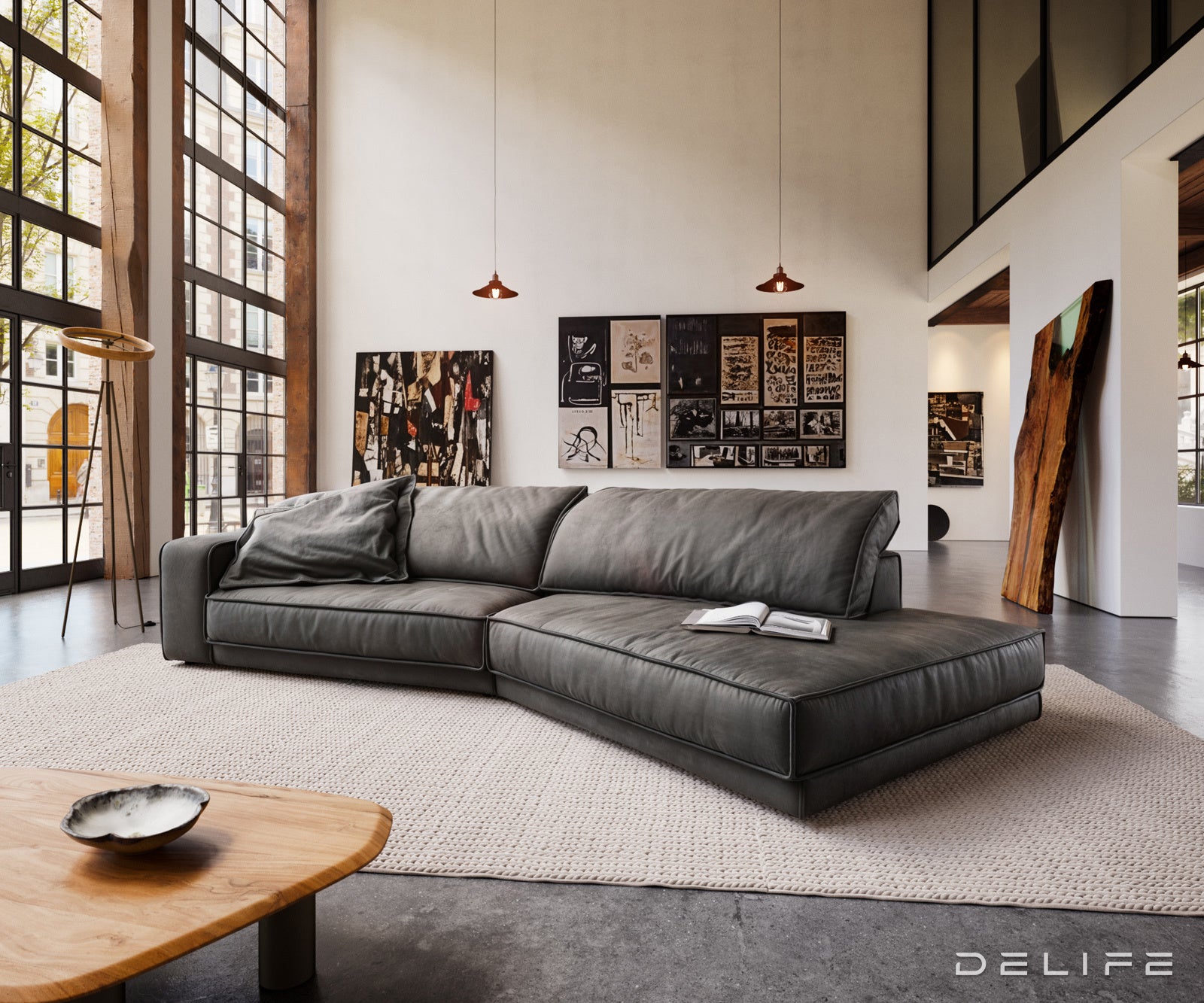 Kavč Snoosh 400x200cm, Material: Mikrofibra