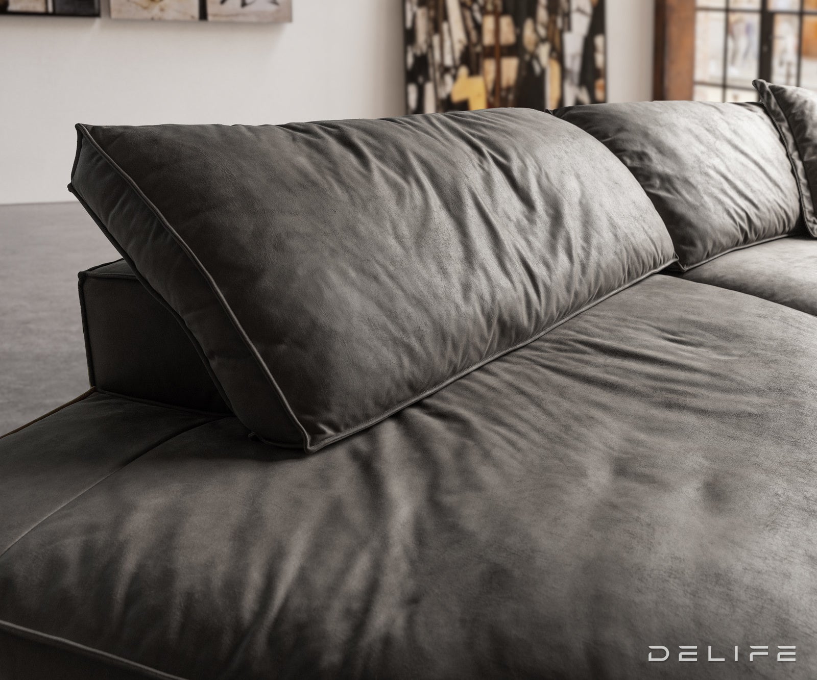 Kavč Snoosh 400x200cm, Material: Mikrofibra